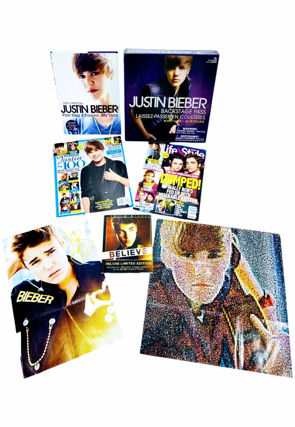 2010 - 11 Justin Bieber Collectibles Bundle