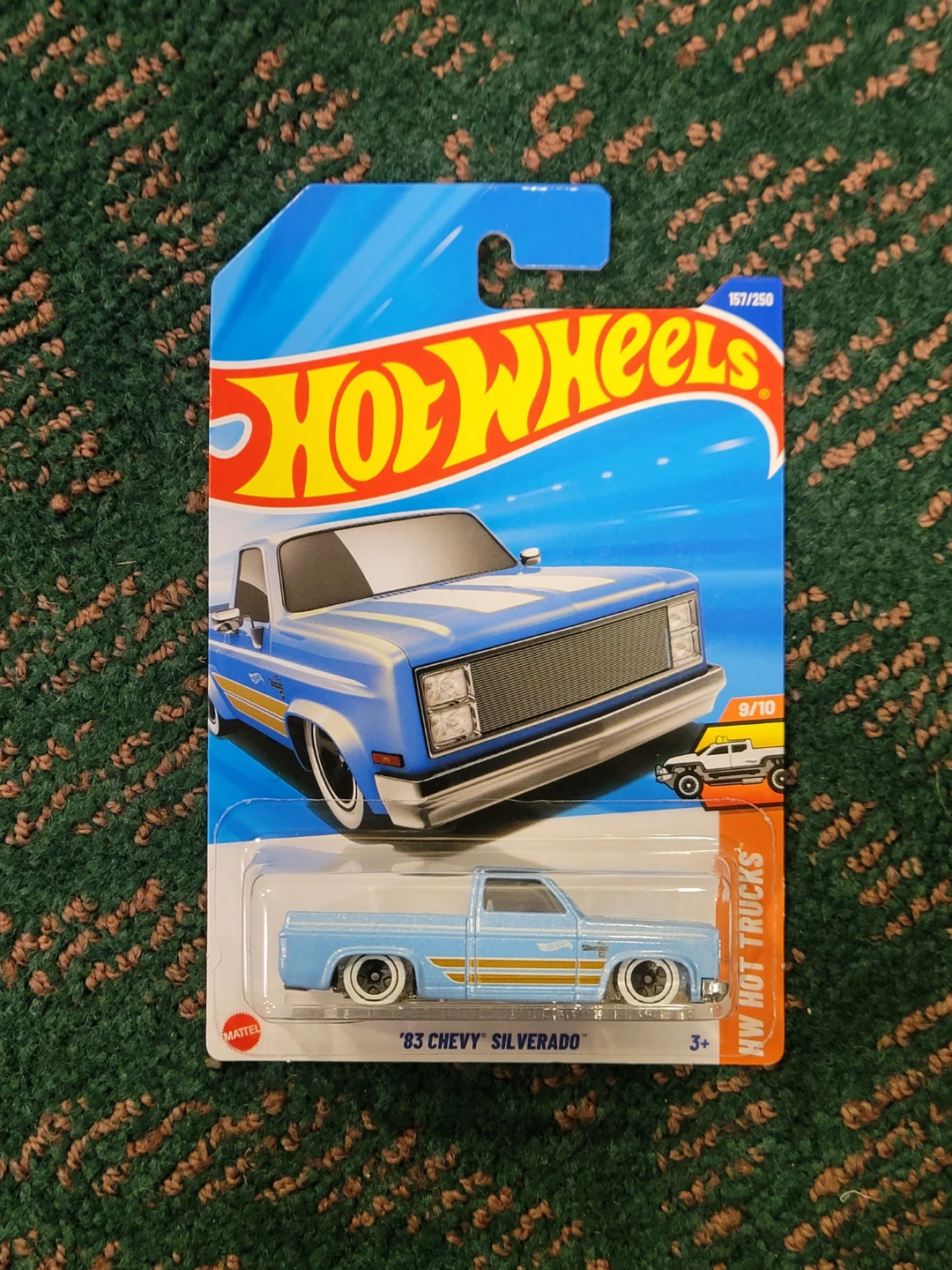 Hot Wheels '83 Chevy Silverado Die-Cast Toy Truck