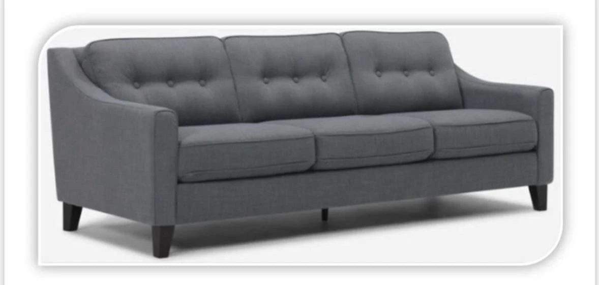 3 Modern Gray 3-Seater Sofas – Great Condition