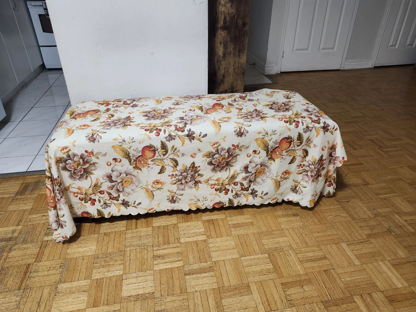 Ottoman Footstool Home Shoe Bench - Beige