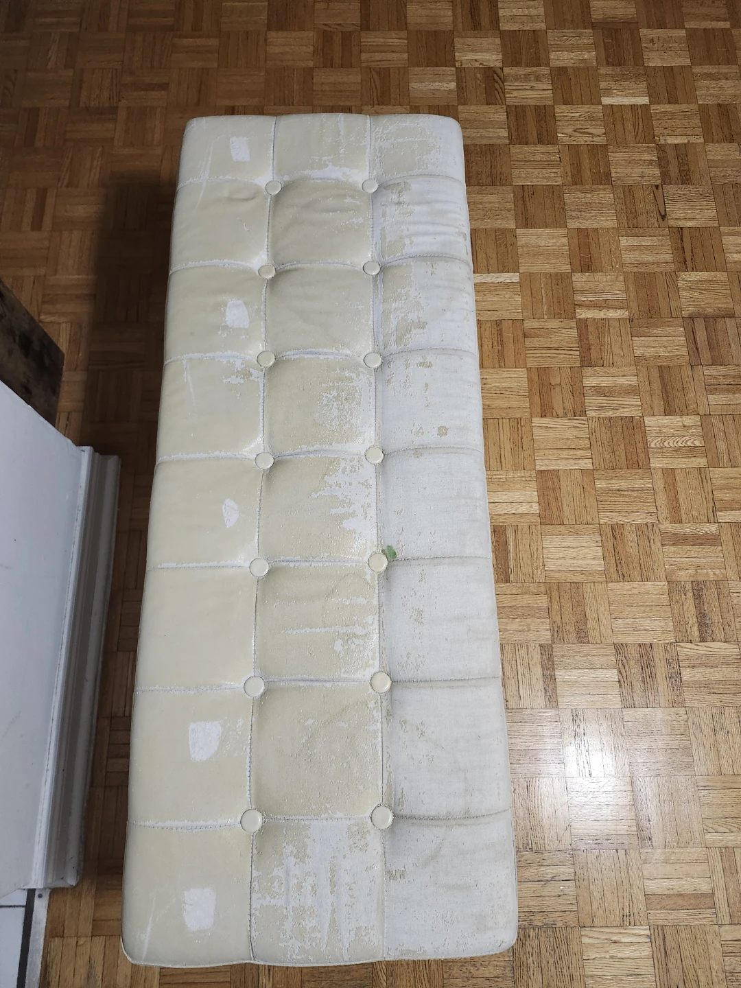 Ottoman Footstool Home Shoe Bench - Beige - photo 5