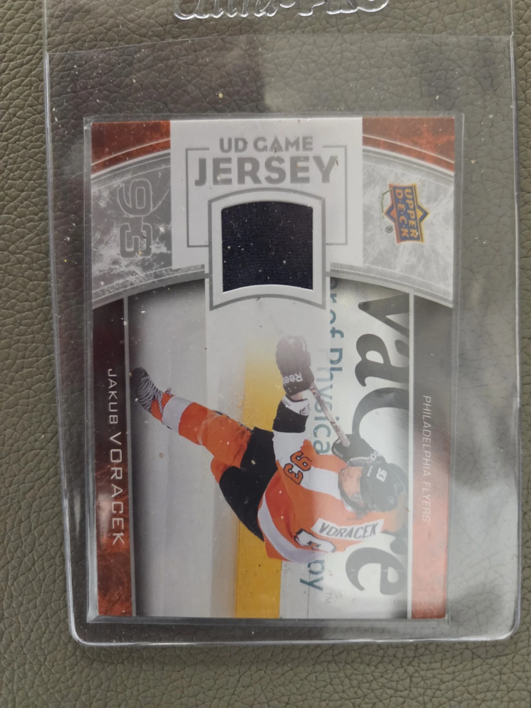 Upper Deck 2013-14 Hockey Card - UD Game Jersey - Jakub Voracek