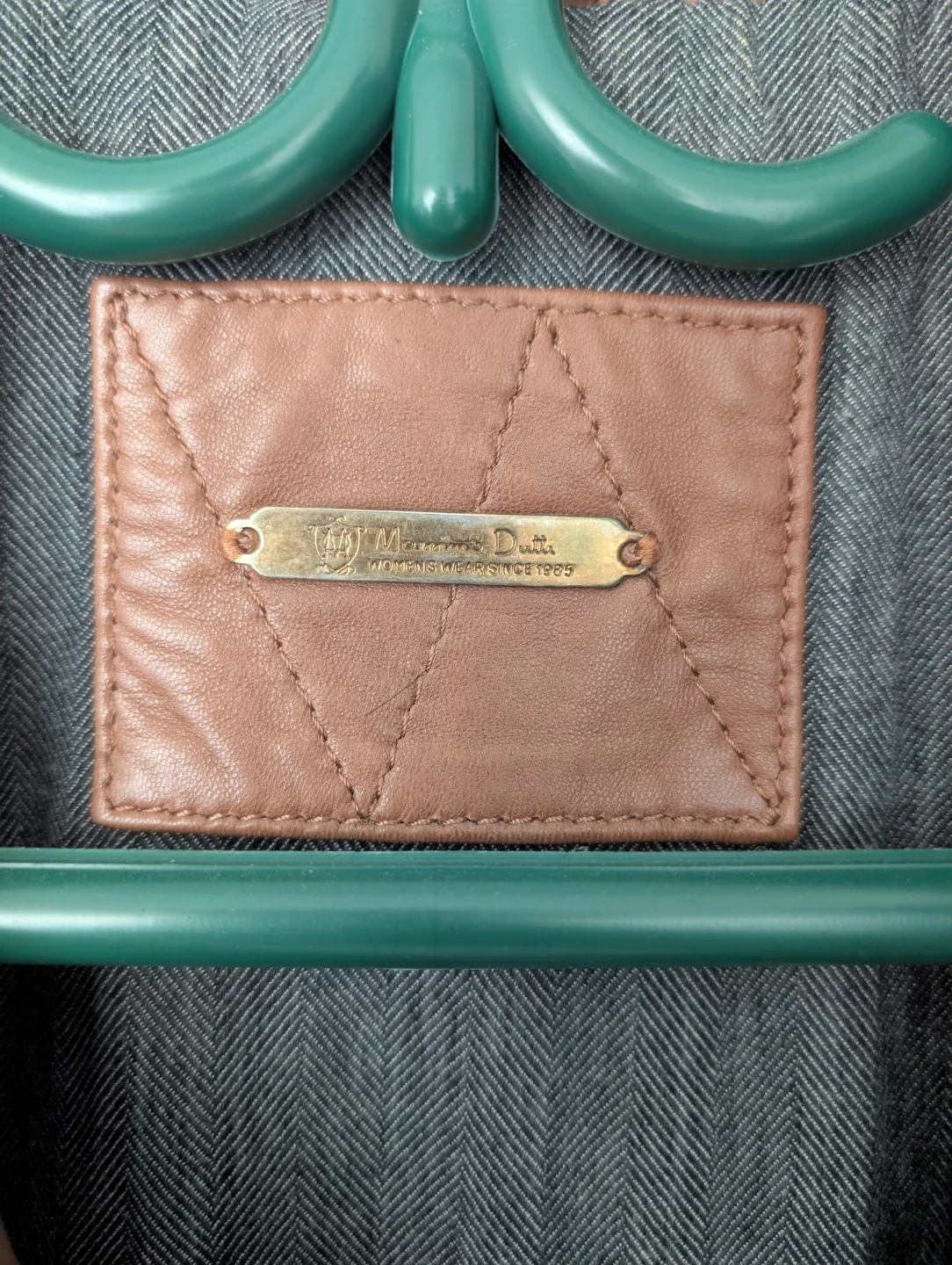 Massimo Dutti Brown Leather Jacket Women's - photo 2