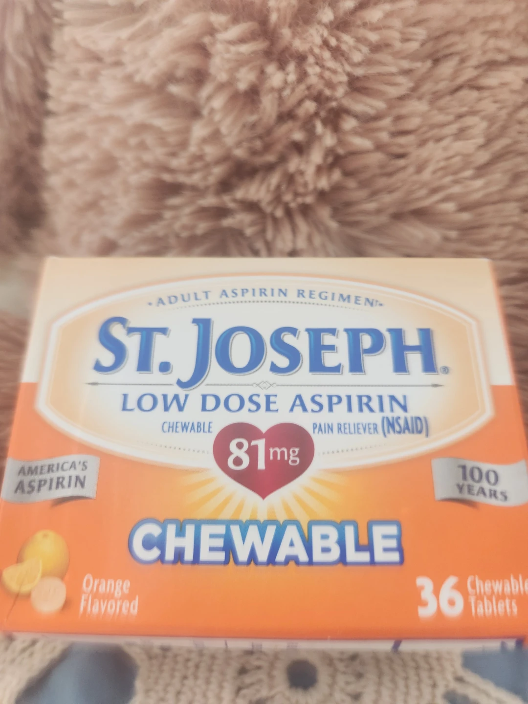 St. Joseph Low Dose Aspirin Chewable Tablets, 81mg, O - photo 2