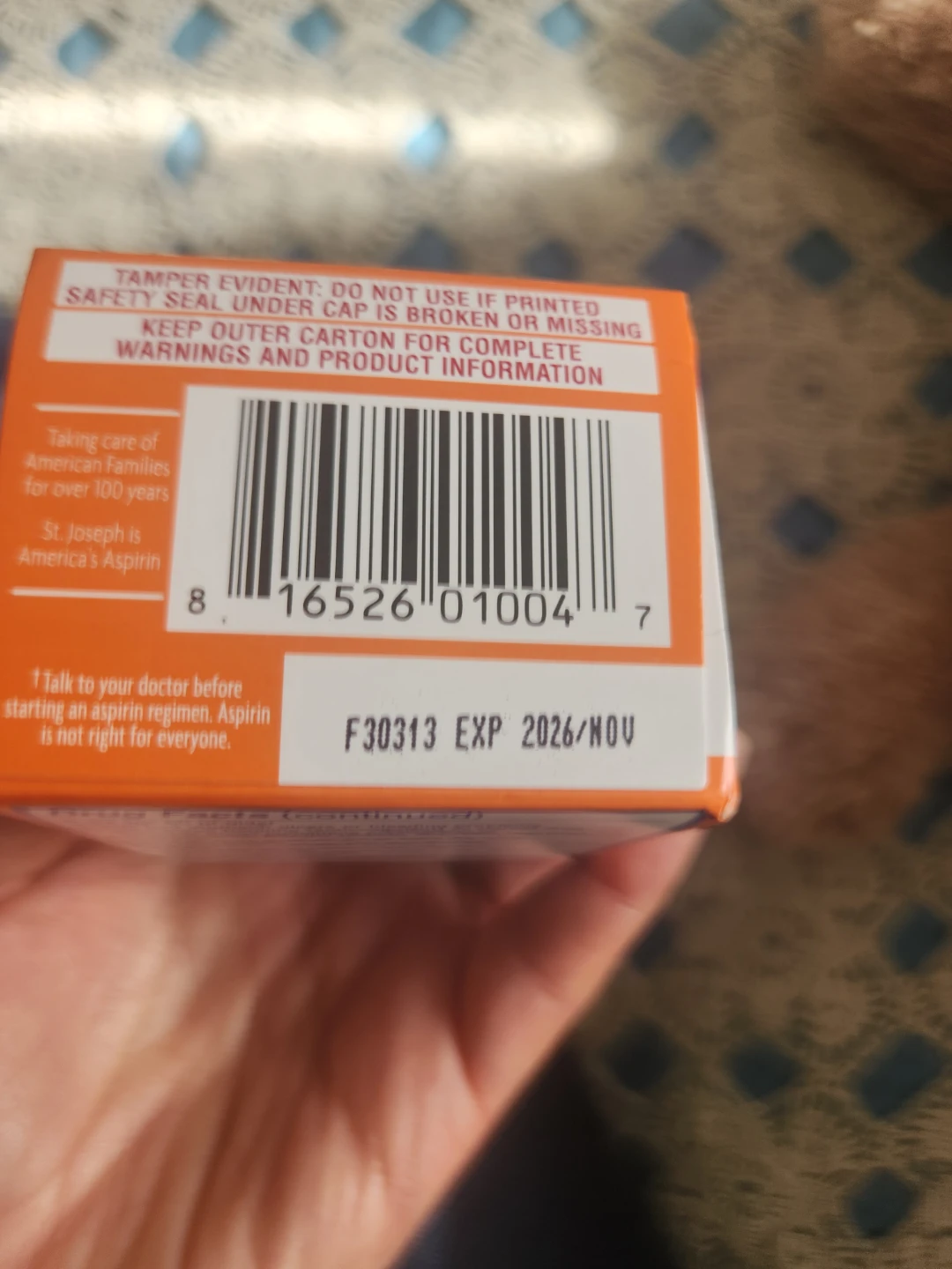 St. Joseph Low Dose Aspirin Chewable Tablets, 81mg, O - photo 3