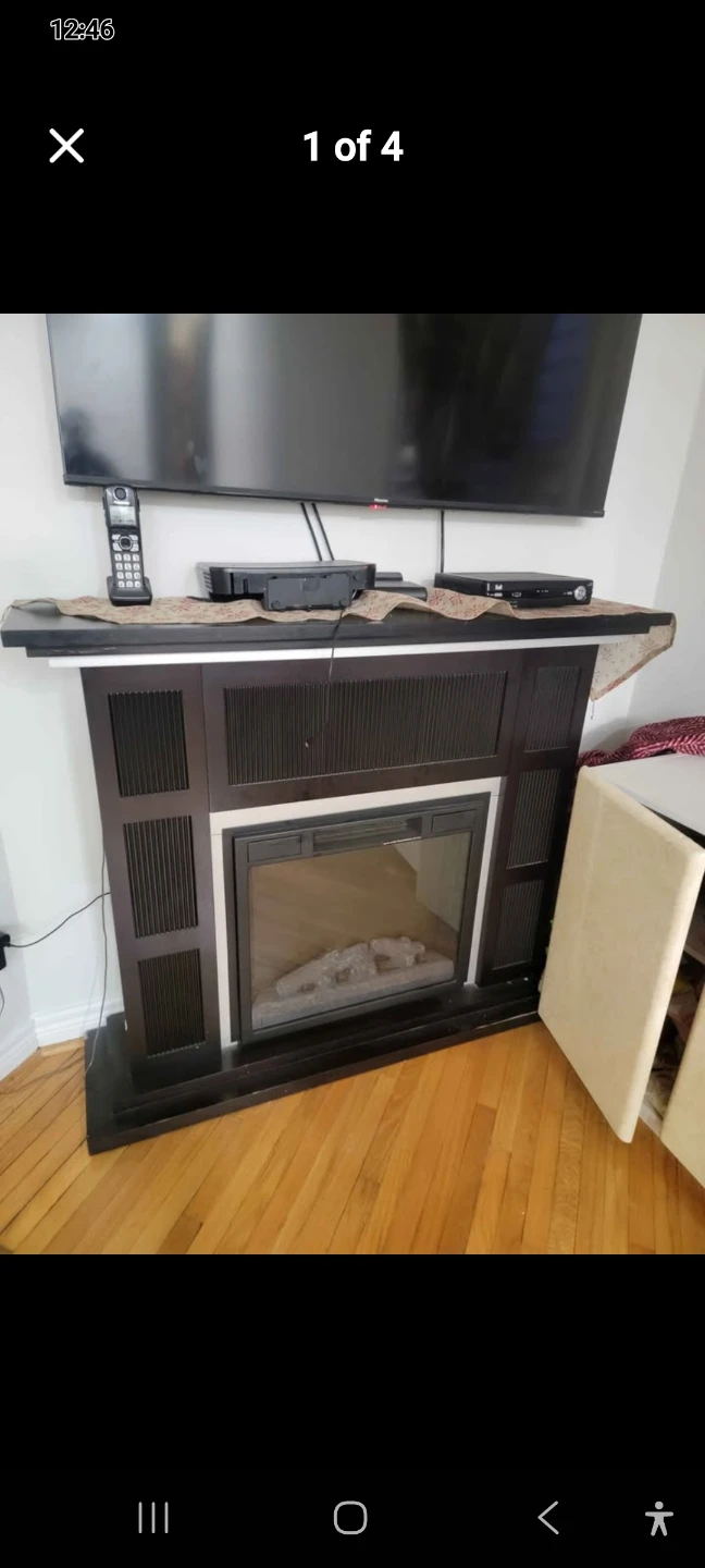 Electric Fireplace Mantel