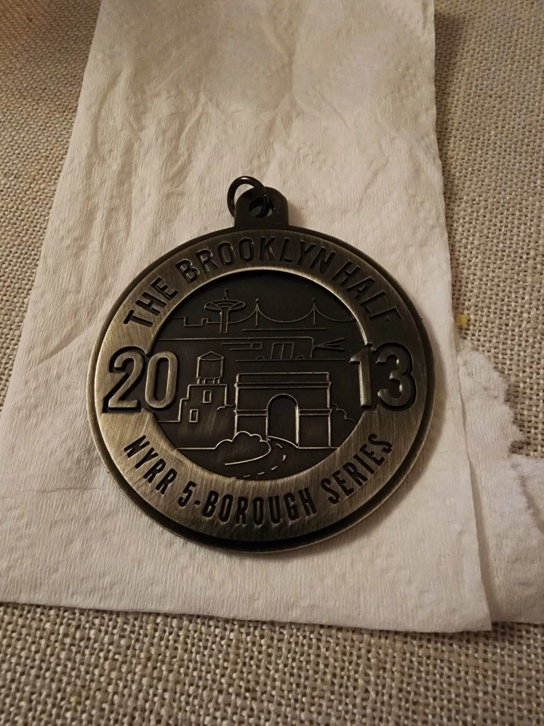 NYRR Brooklyn Half Marathon 2013 Medal