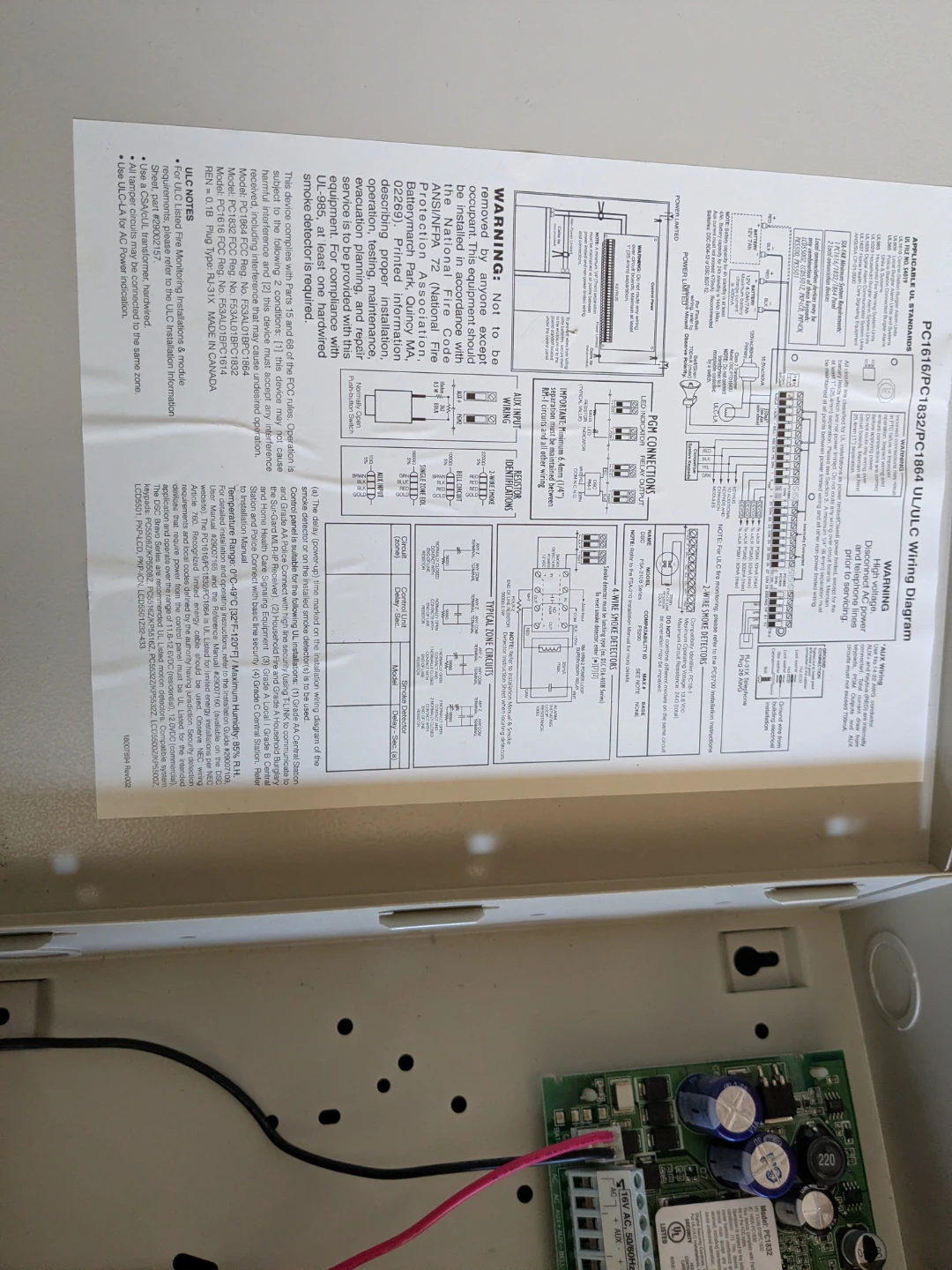 DSC PC1832 Control Panel - photo 5