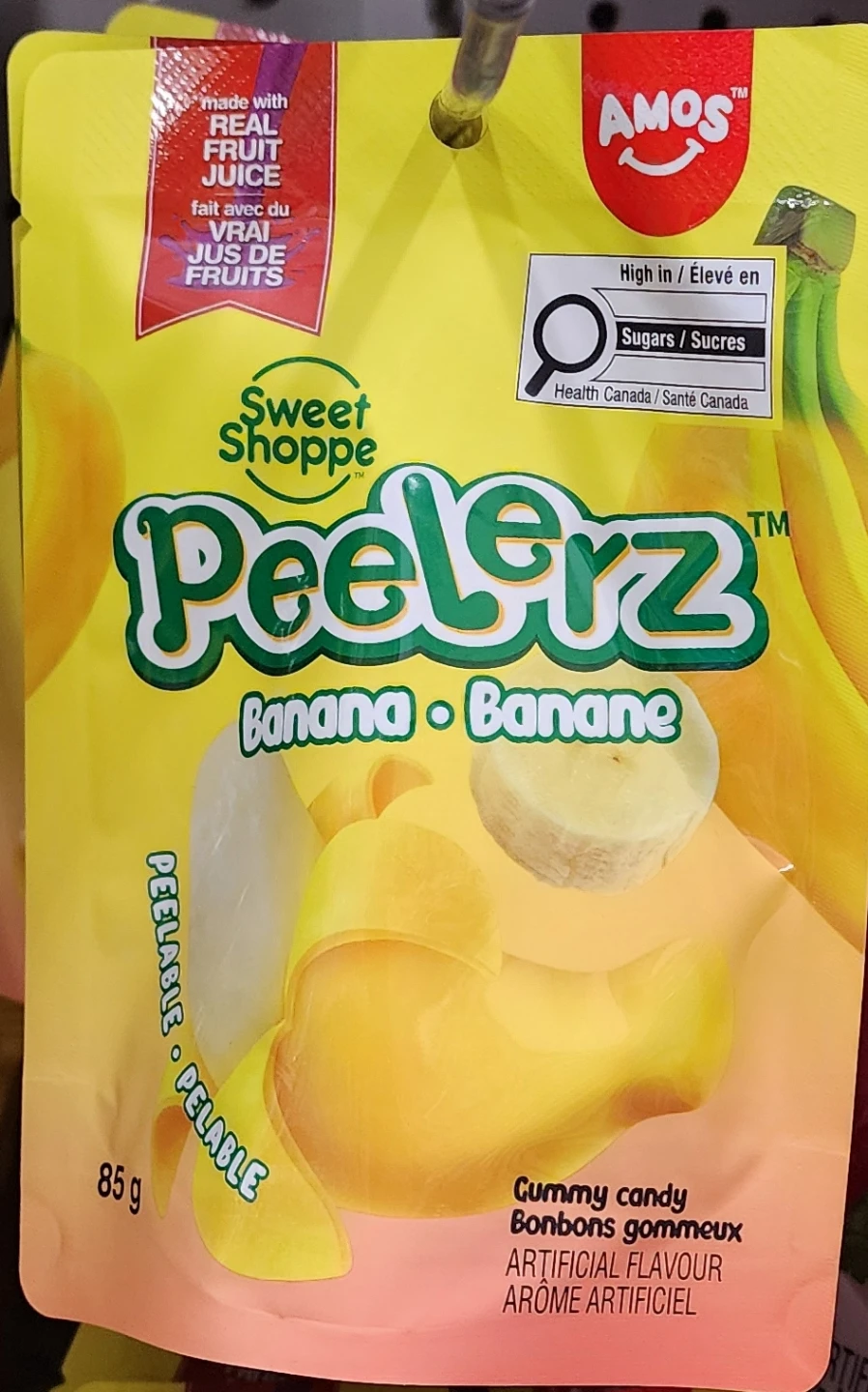 Sweet Shoppe Peelerz Banana Gummy Candy 85g