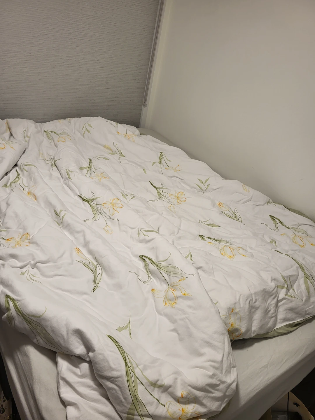 Queen size metal bed frame and matress - photo 4