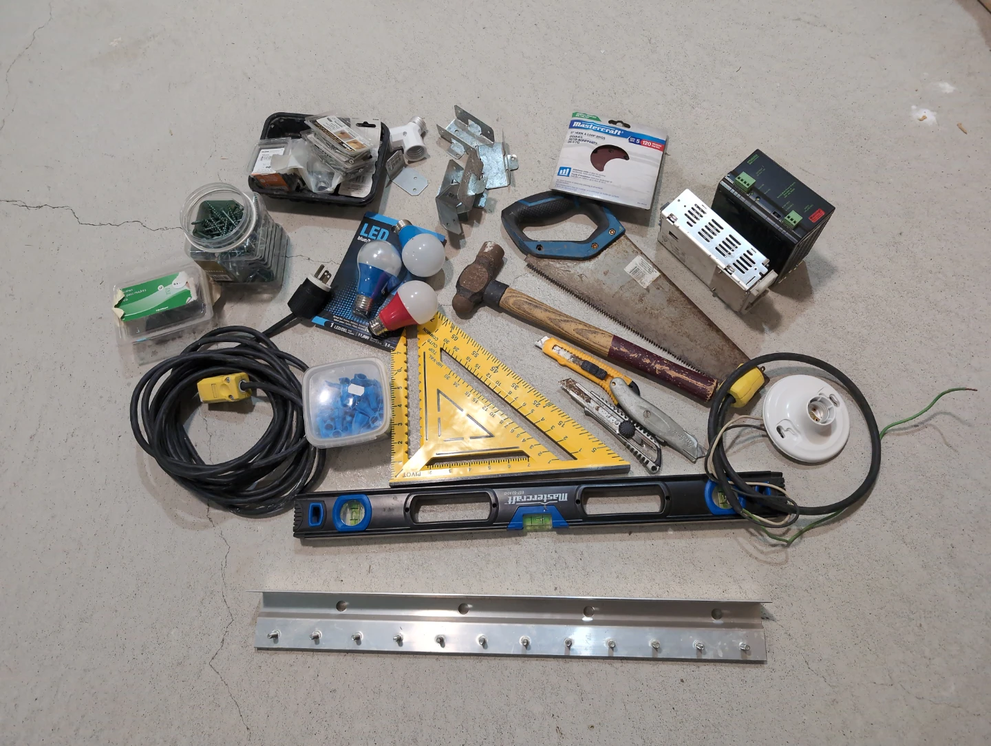 Assorted Tools and Hardware