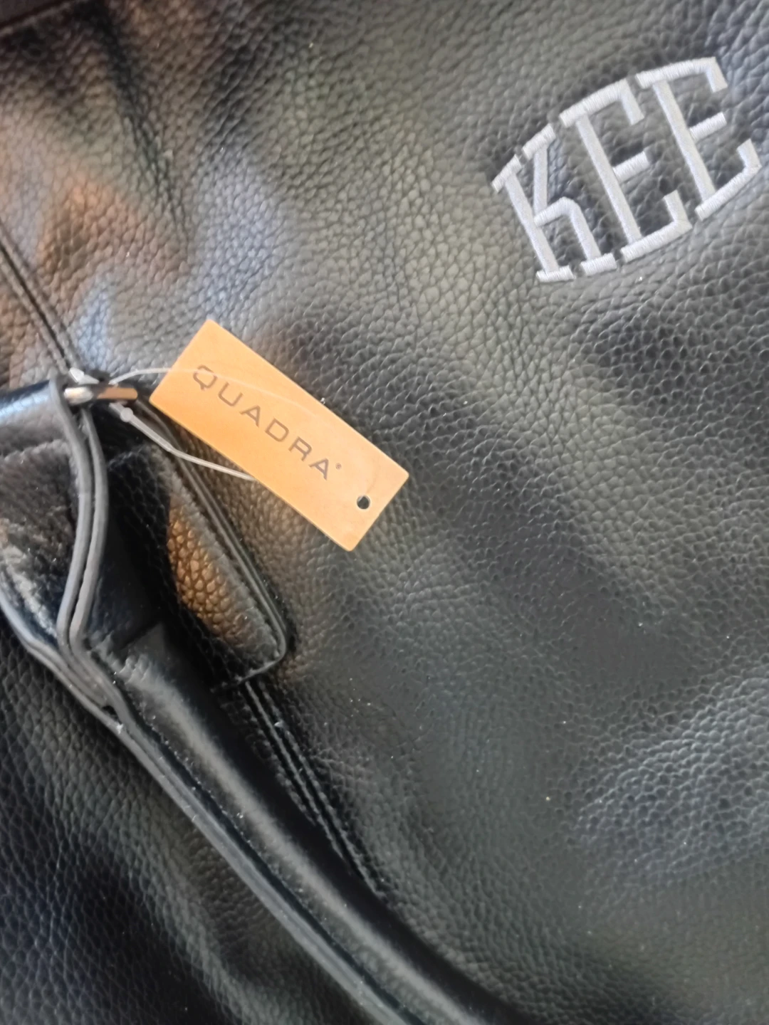 Quadra Black Duffel Bag - Monogrammed KEE - photo 2