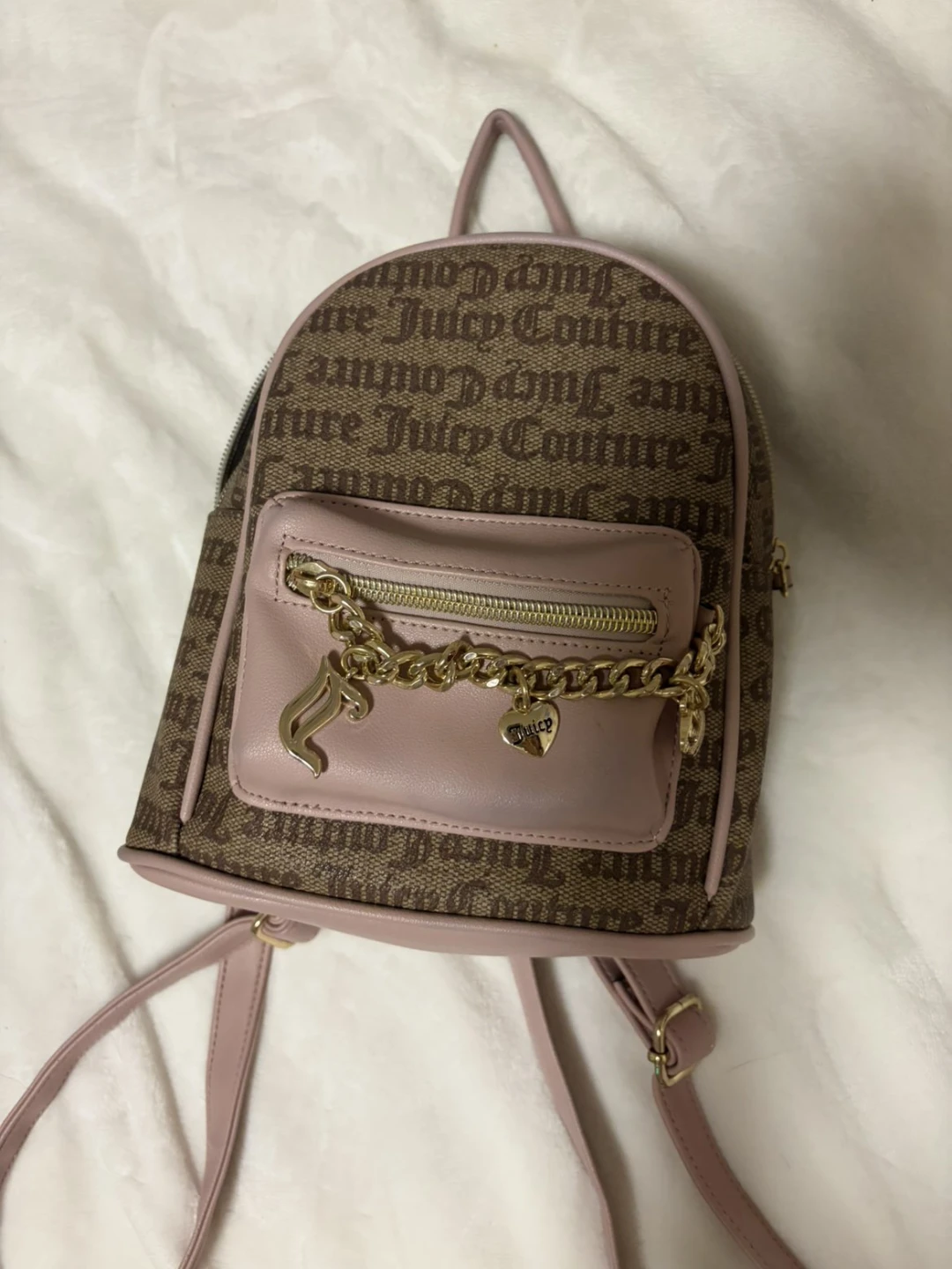 Juicy Couture Mini Backpack - Brown/Pink - photo 3