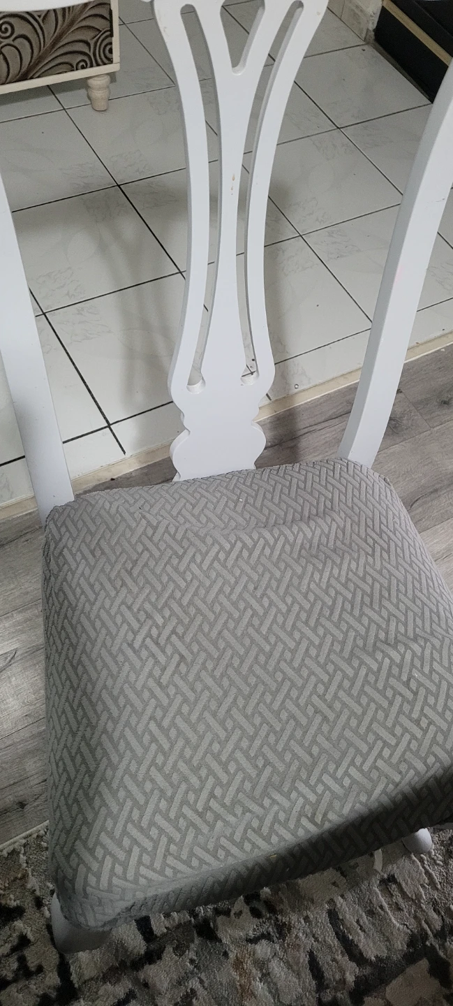 White Dining Table and Chairs Set - photo 3