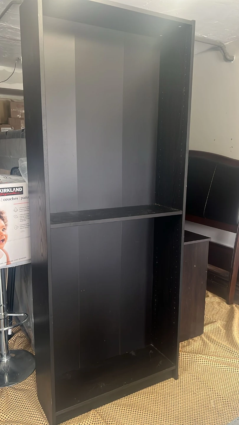 Black Tall Bookshelf - photo 3