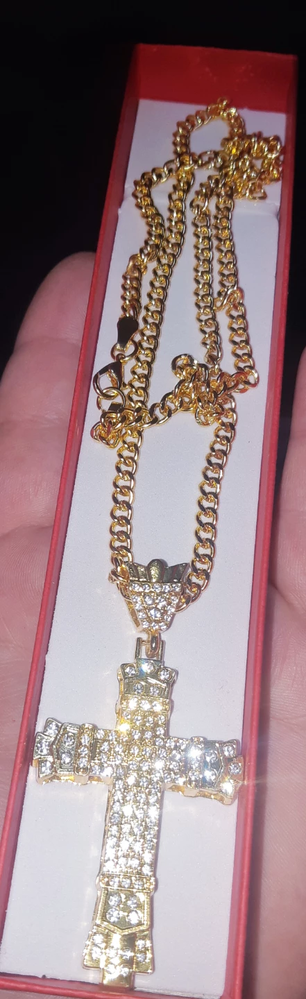 Ice Out Cross With Chain - photo 4
