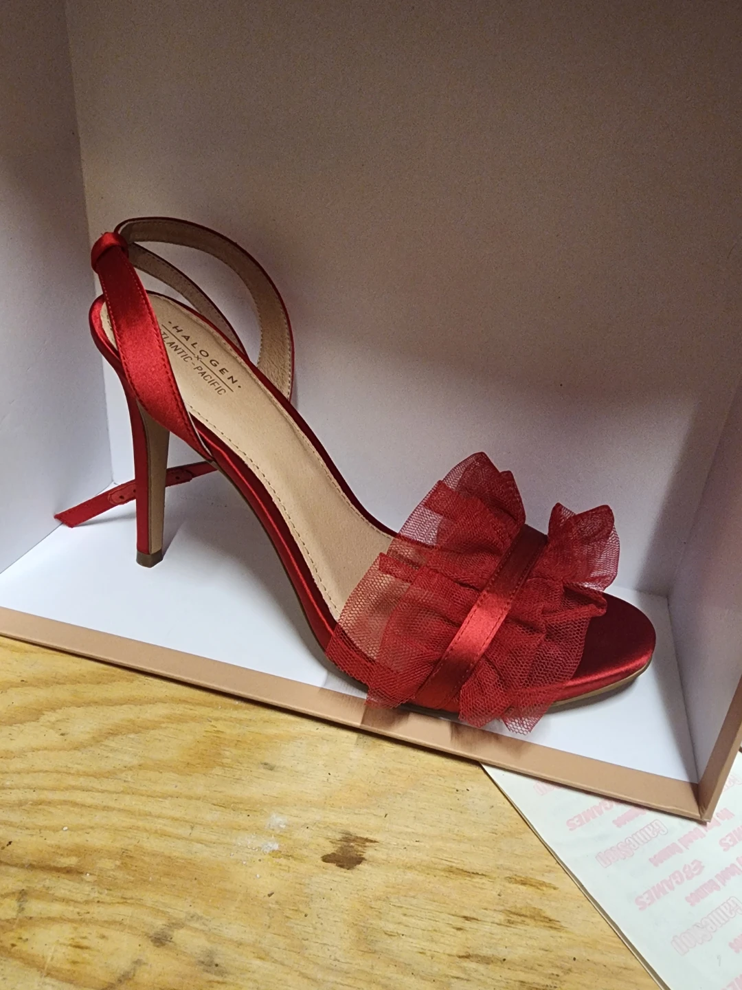 Halogen x Atlantic-Pacific Red Ruffle Heels - photo 2