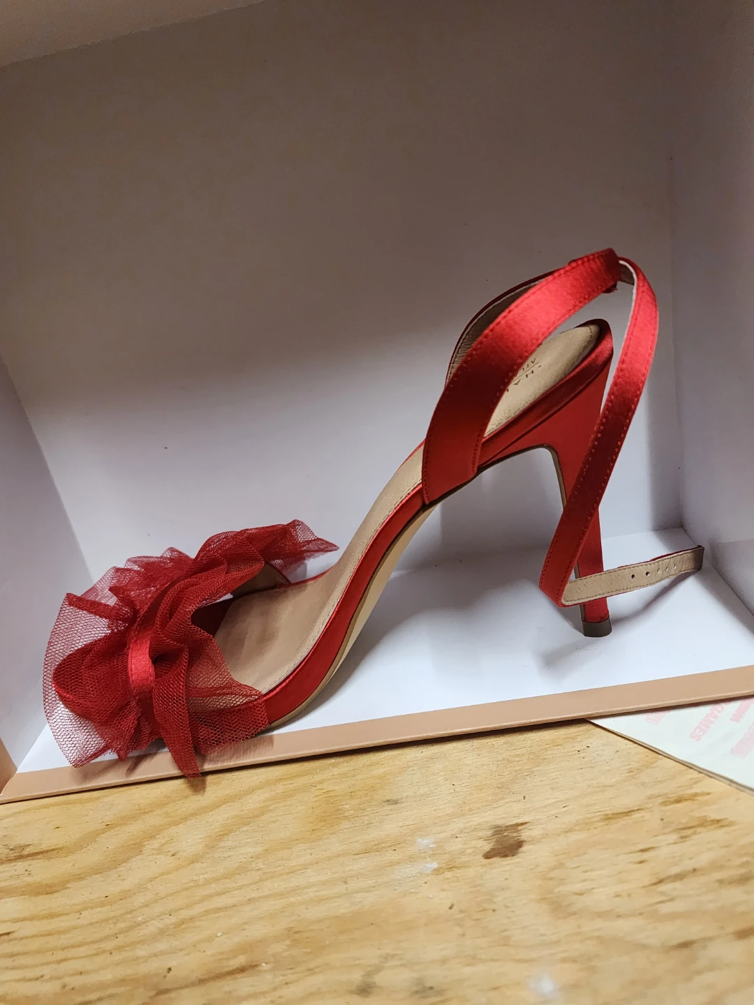 Halogen x Atlantic-Pacific Red Ruffle Heels - photo 4