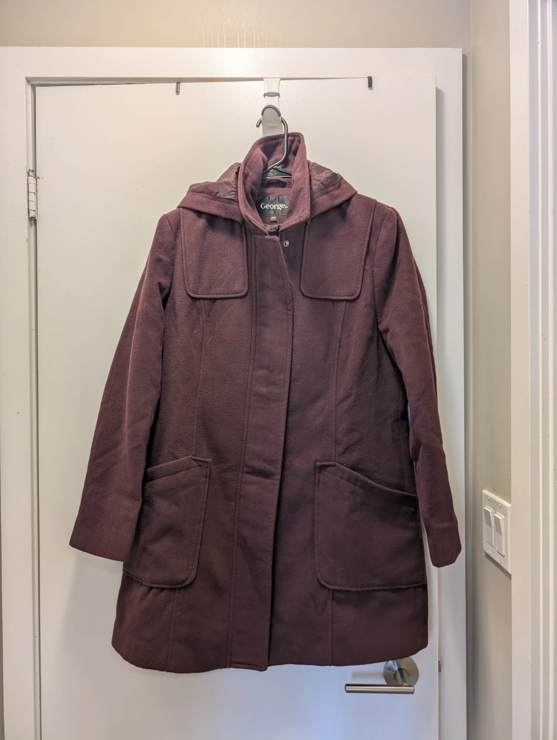 George Women's Jacket - Size M/M - Burgundy
