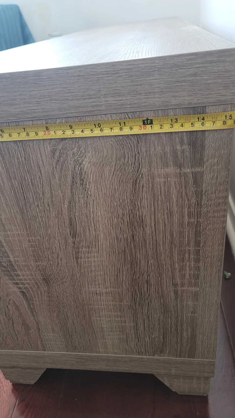 Grey Wash TV Stand with Drawers - photo 4