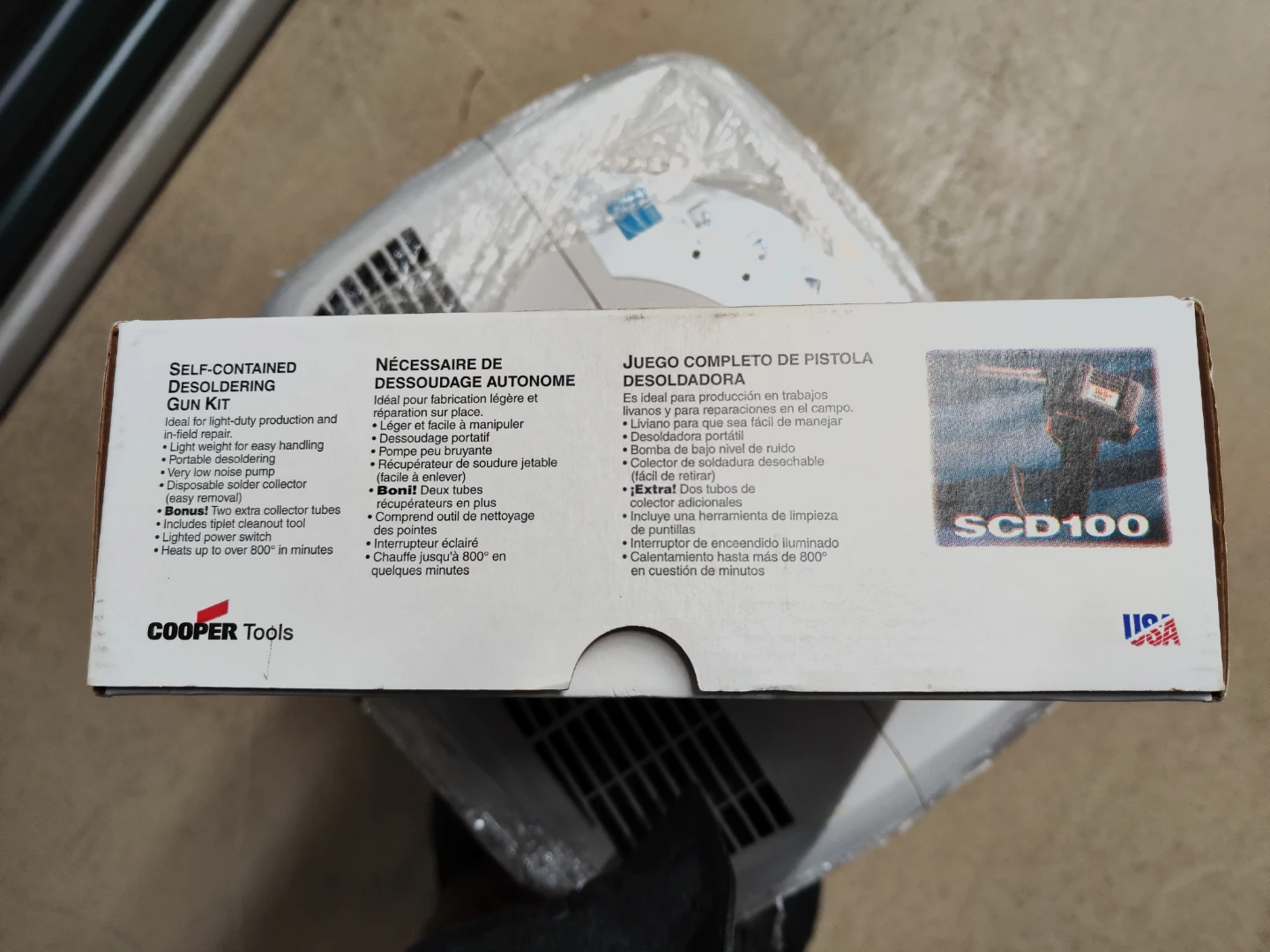 Weller SCD100 Self-Contained Desoldering Gun Kit - photo 4