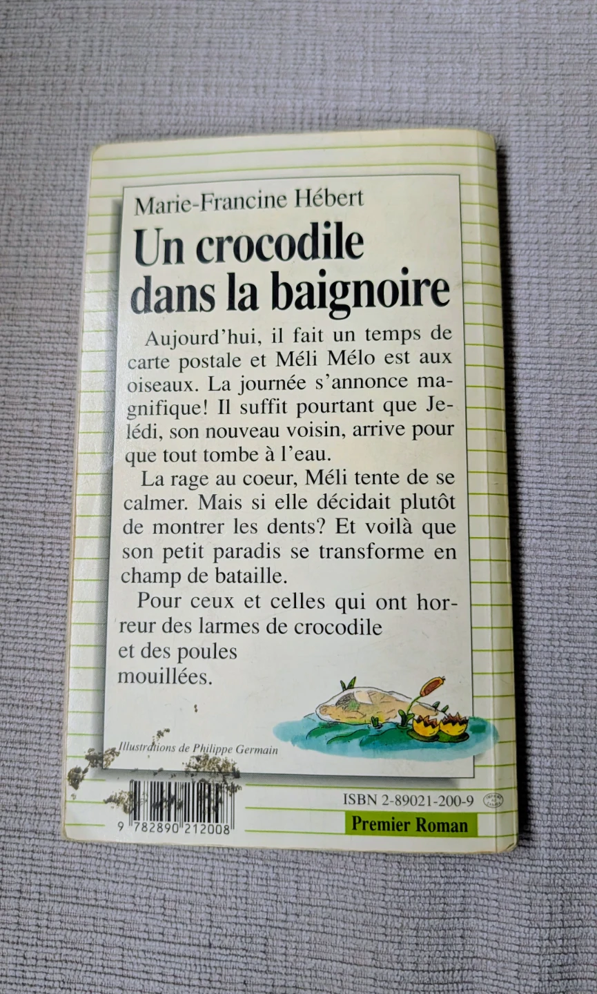 Un crocodile dans la baignoire French Book - photo 2