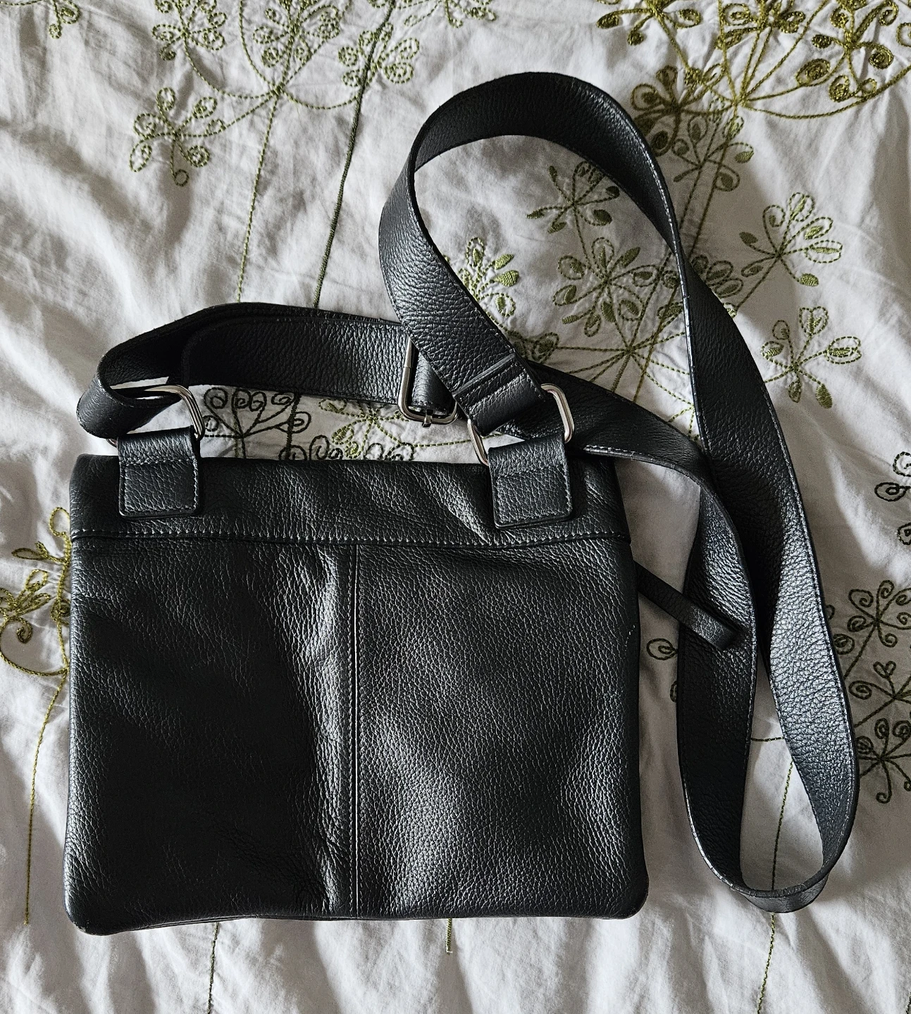Vintage Danier Gray Leather Bag - photo 2