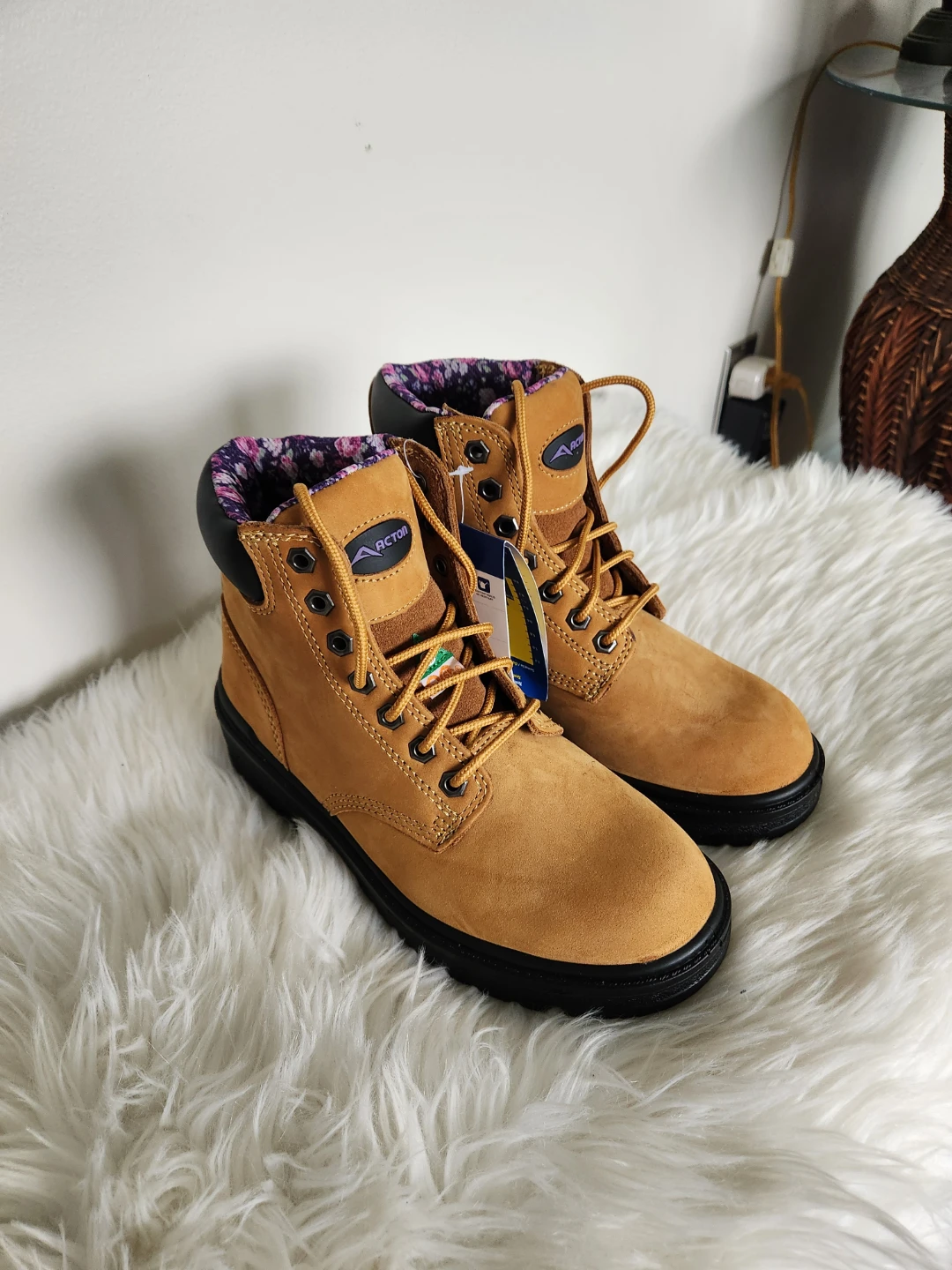 Arcton Work Boots - Tan Suede