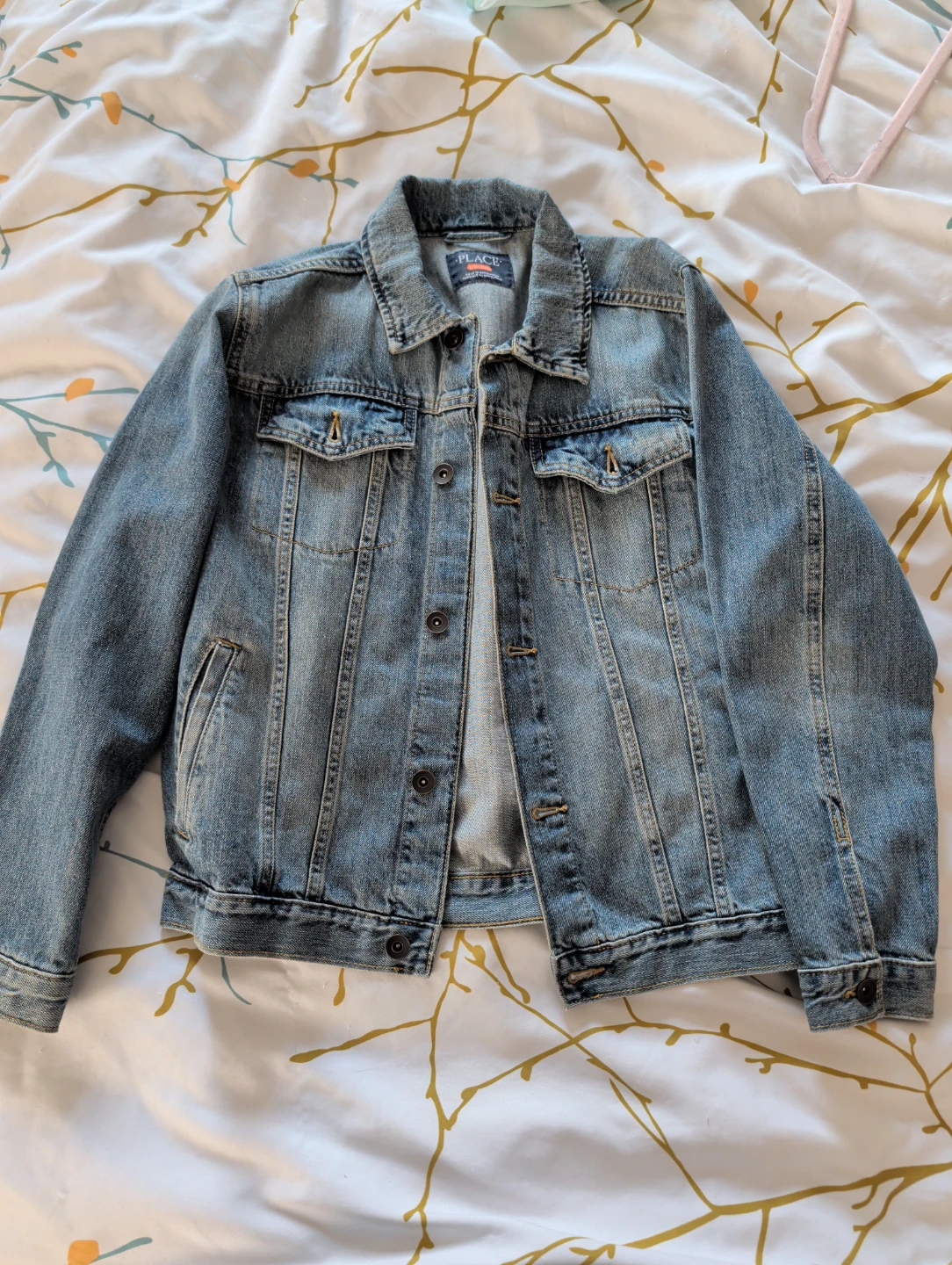 Yellow dress and denim jacket - photo 3