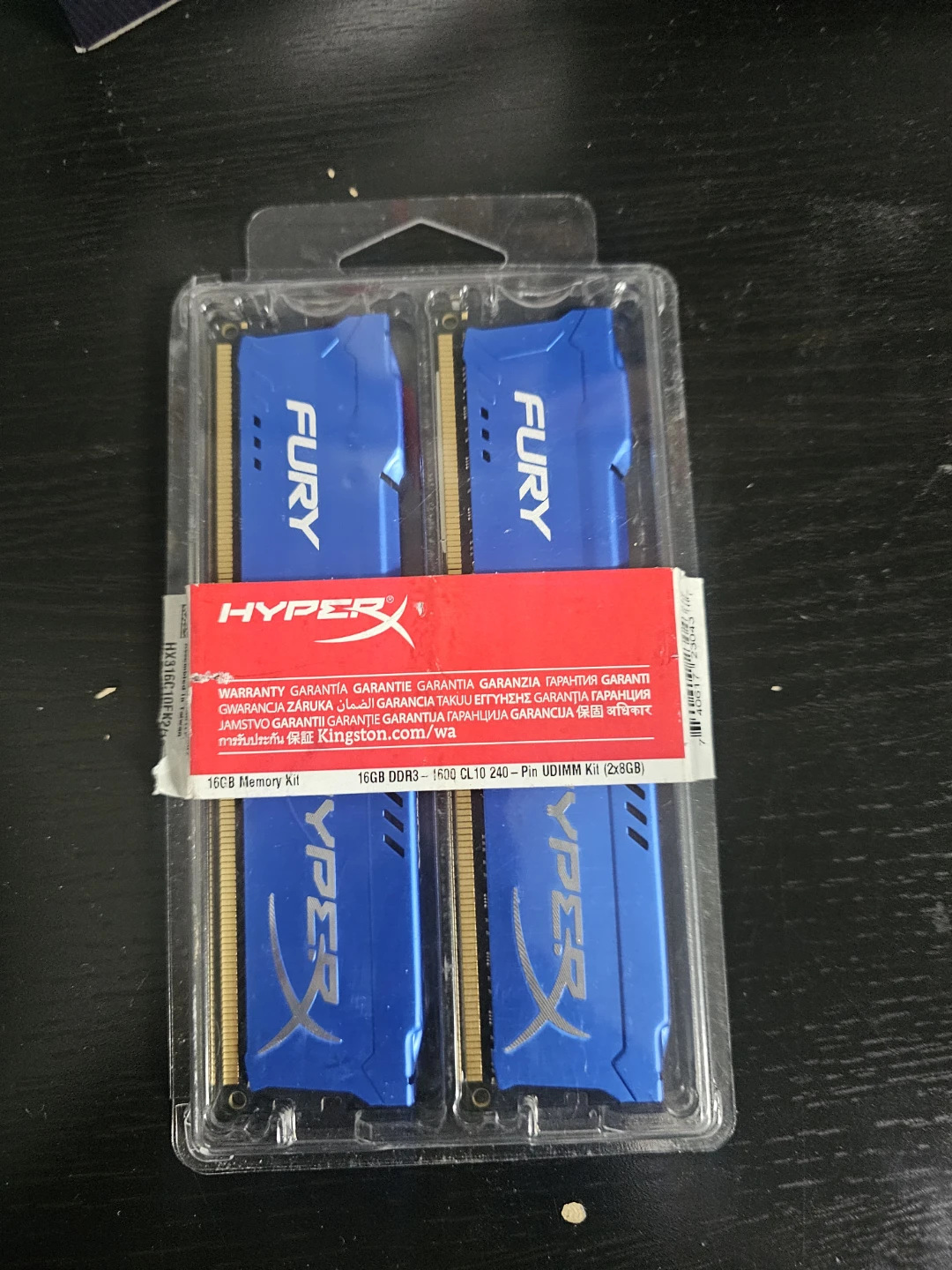 HyperX Fury 16GB DDR3 RAM Kit