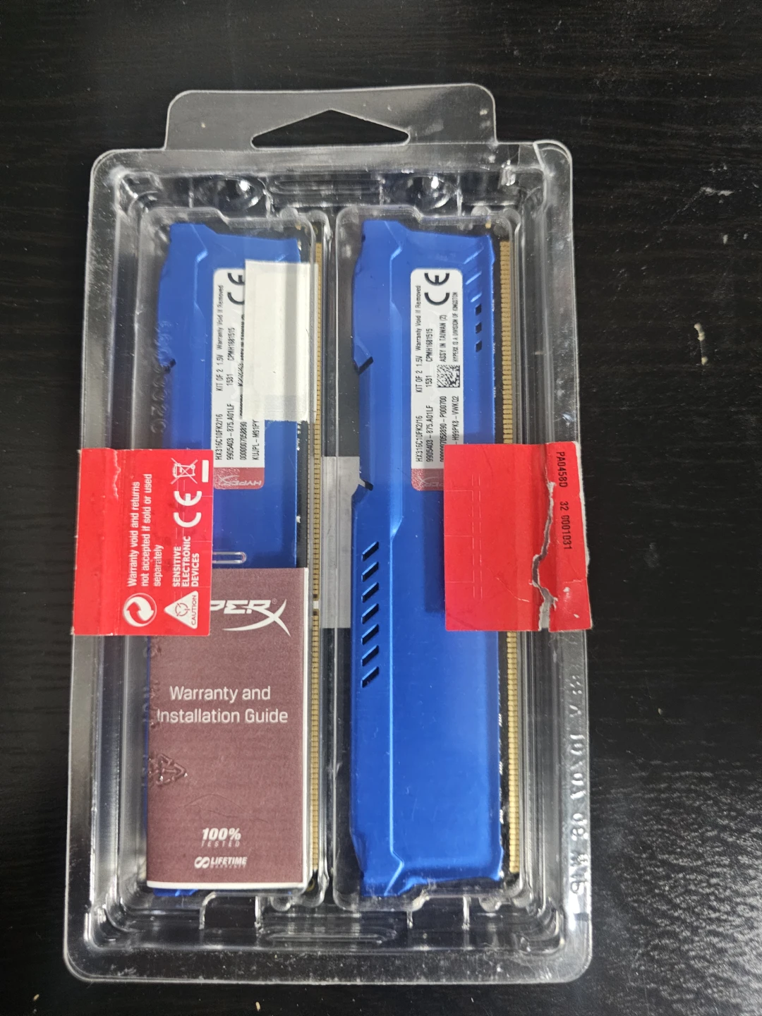 HyperX Fury 16GB DDR3 RAM Kit - photo 2