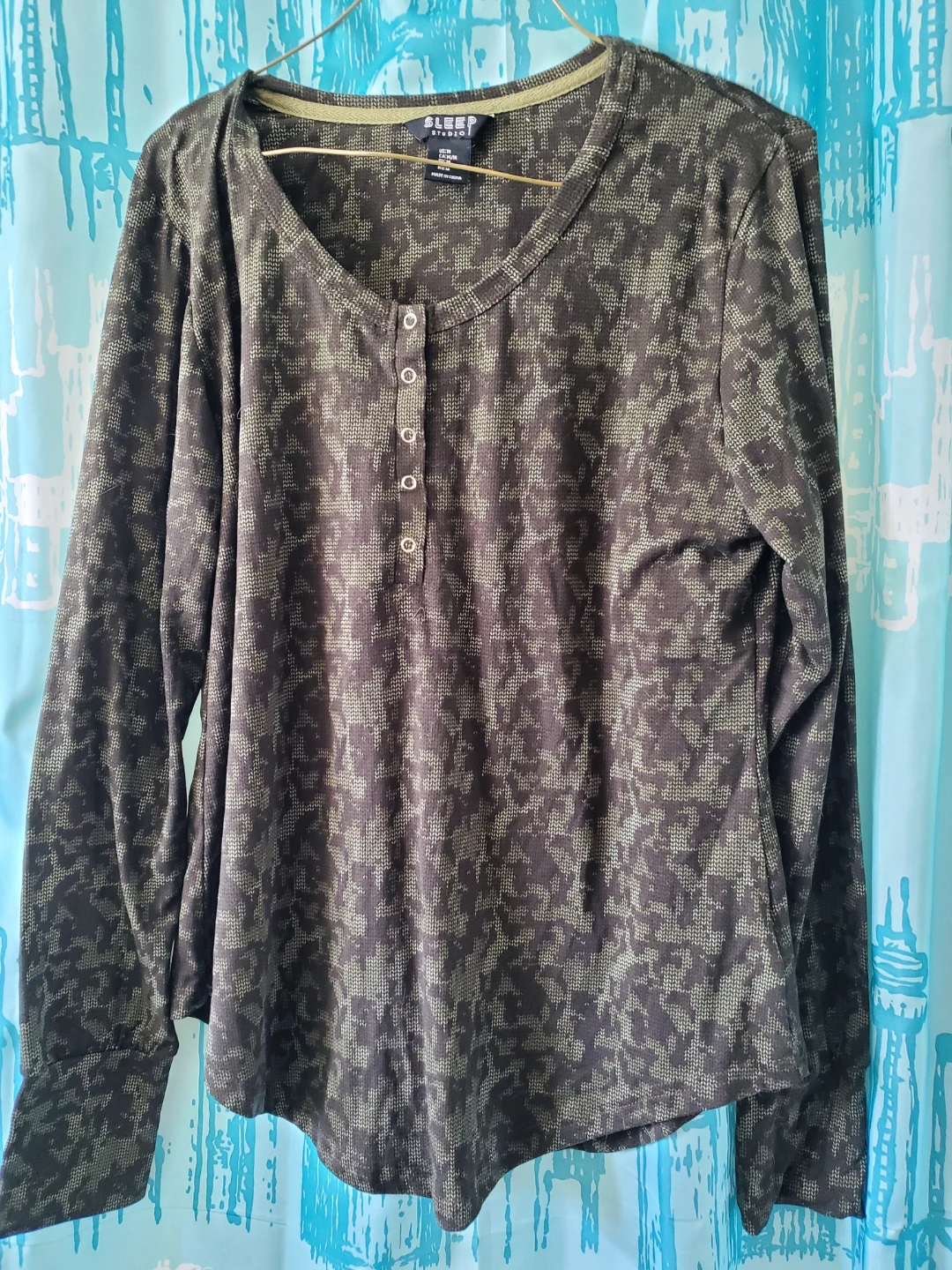 Sleep Studio Henley Shirt - M - photo 4