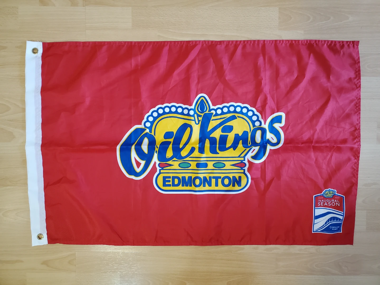 Edmonton Oil Kings Inaugural Season Flag