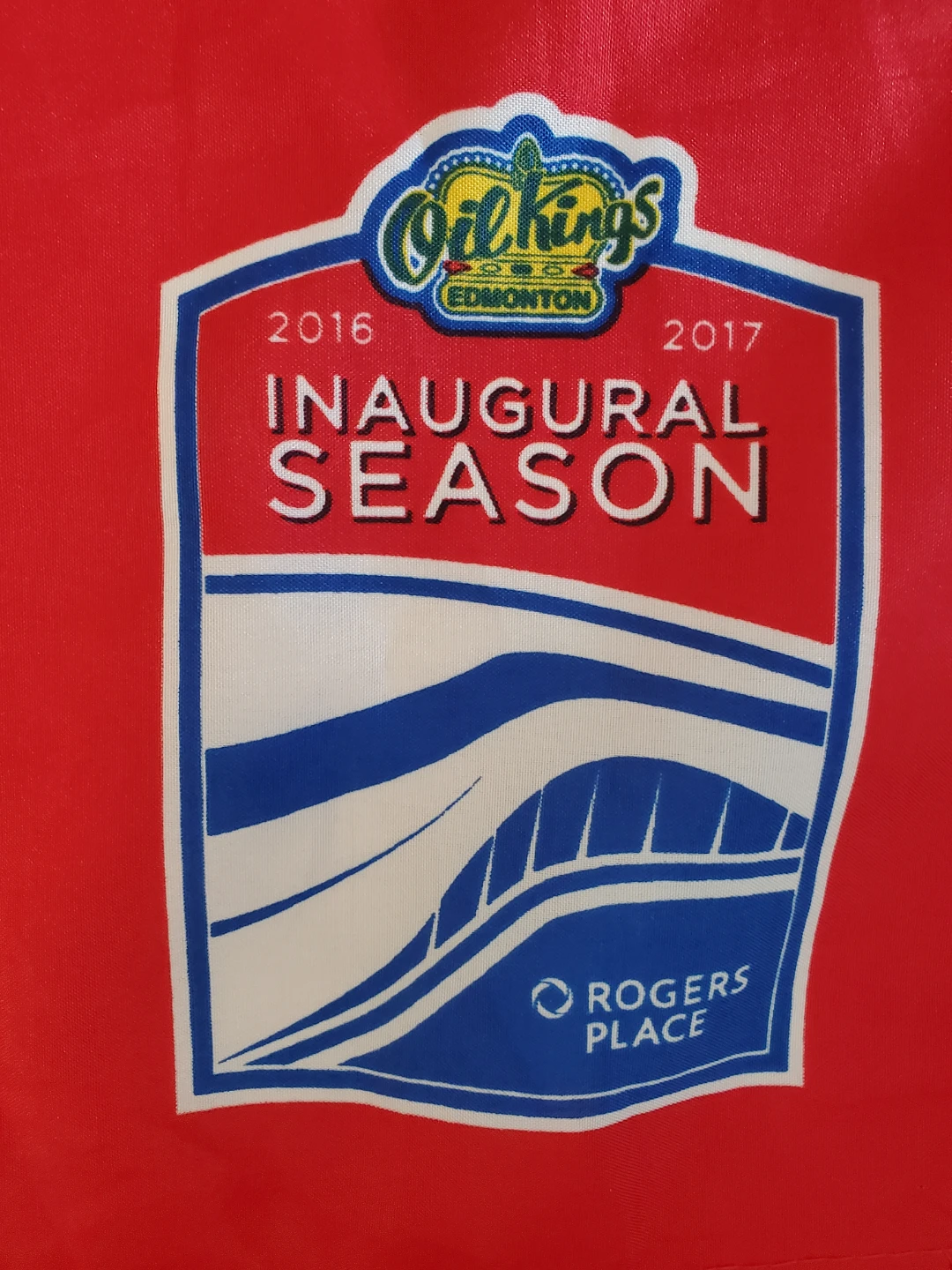 Edmonton Oil Kings Inaugural Season Flag - photo 3