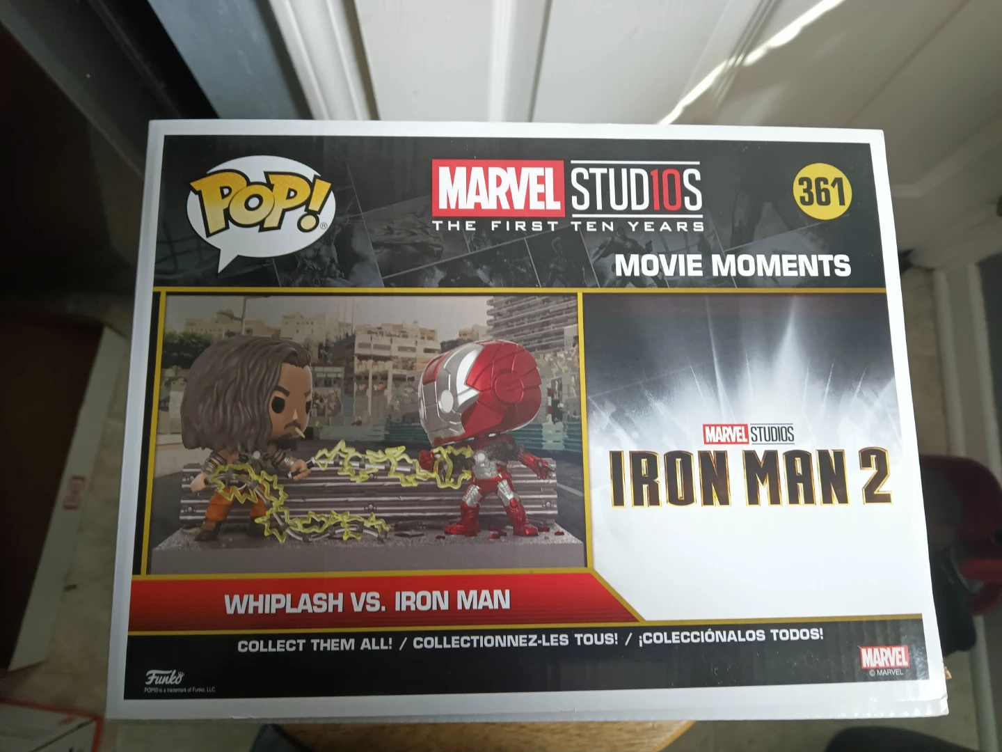 Funko Pop! Marvel Iron Man 2 Whiplash vs. Iron Man Movie #361 - photo 2