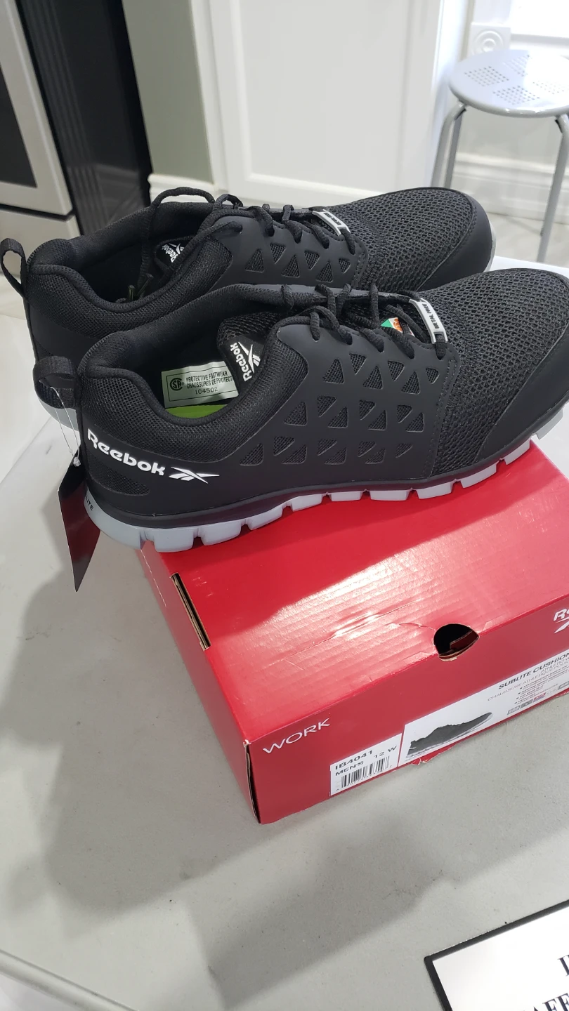 Reebok Sublite Cushion Work Shoes - Men's 12W