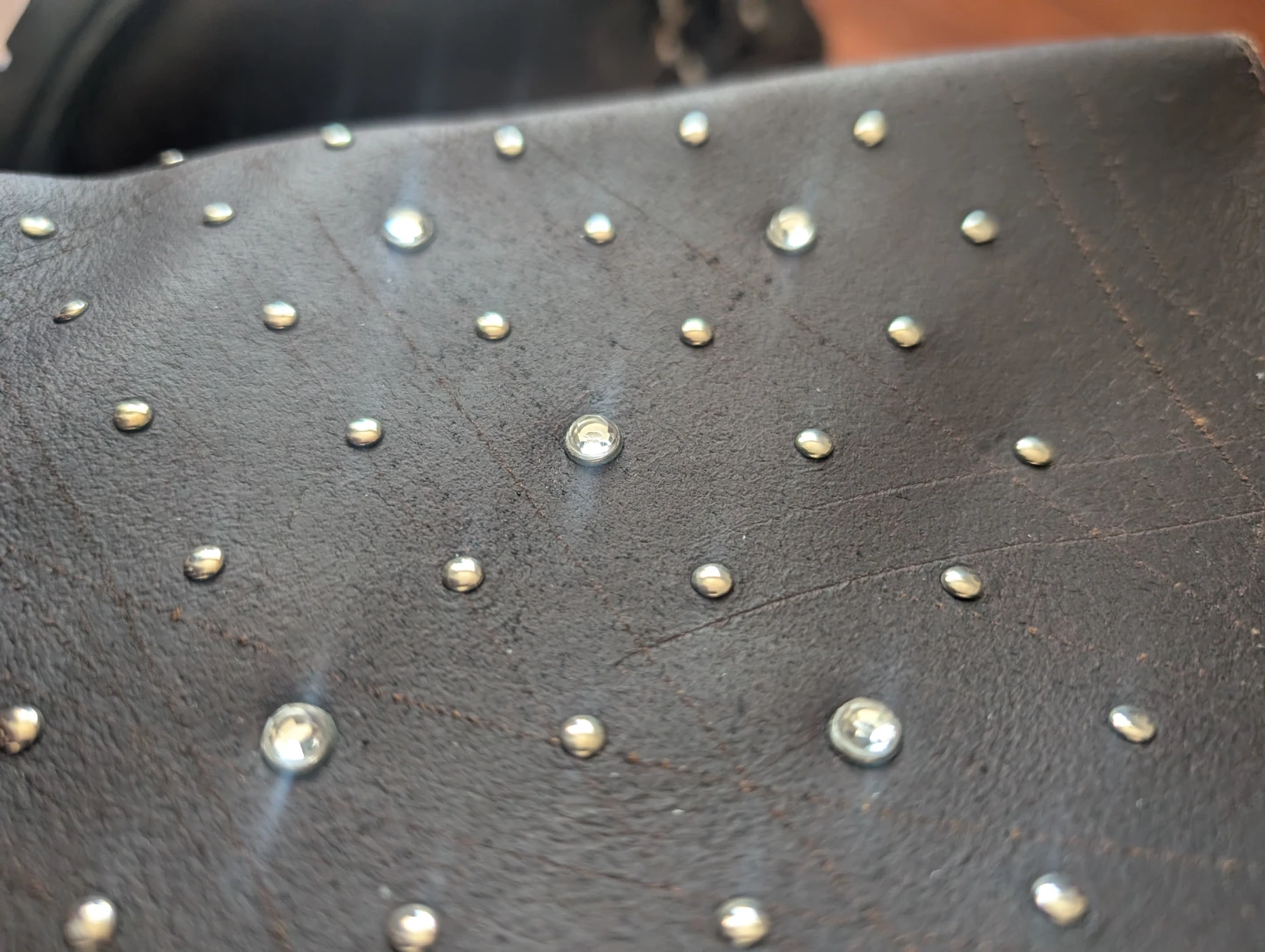 ALDO Women's Brown Studded Leather Boots Size 37 - photo 5