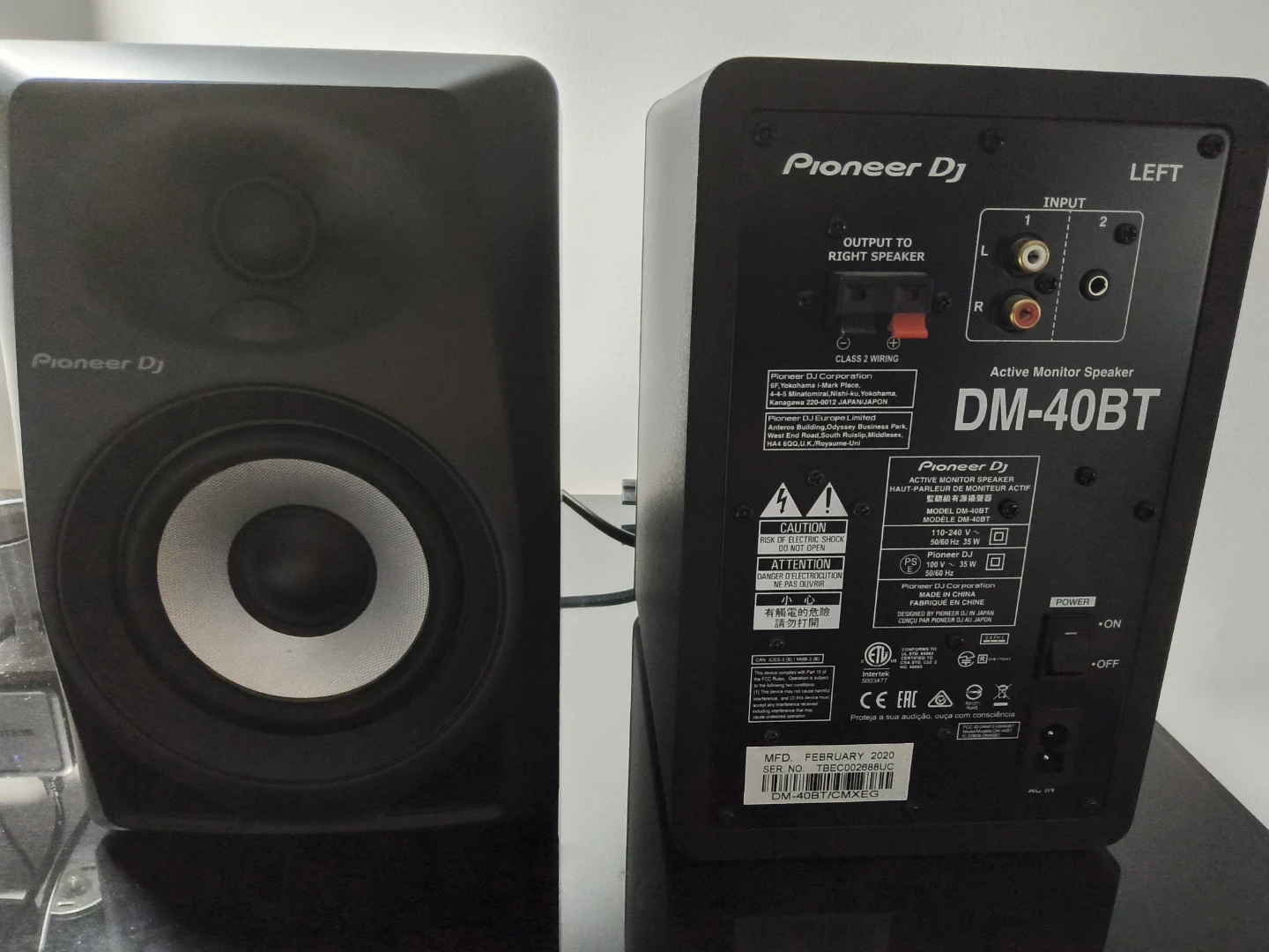 Pioneer DJ DM-40BT Active Monitor Speakers - photo 3
