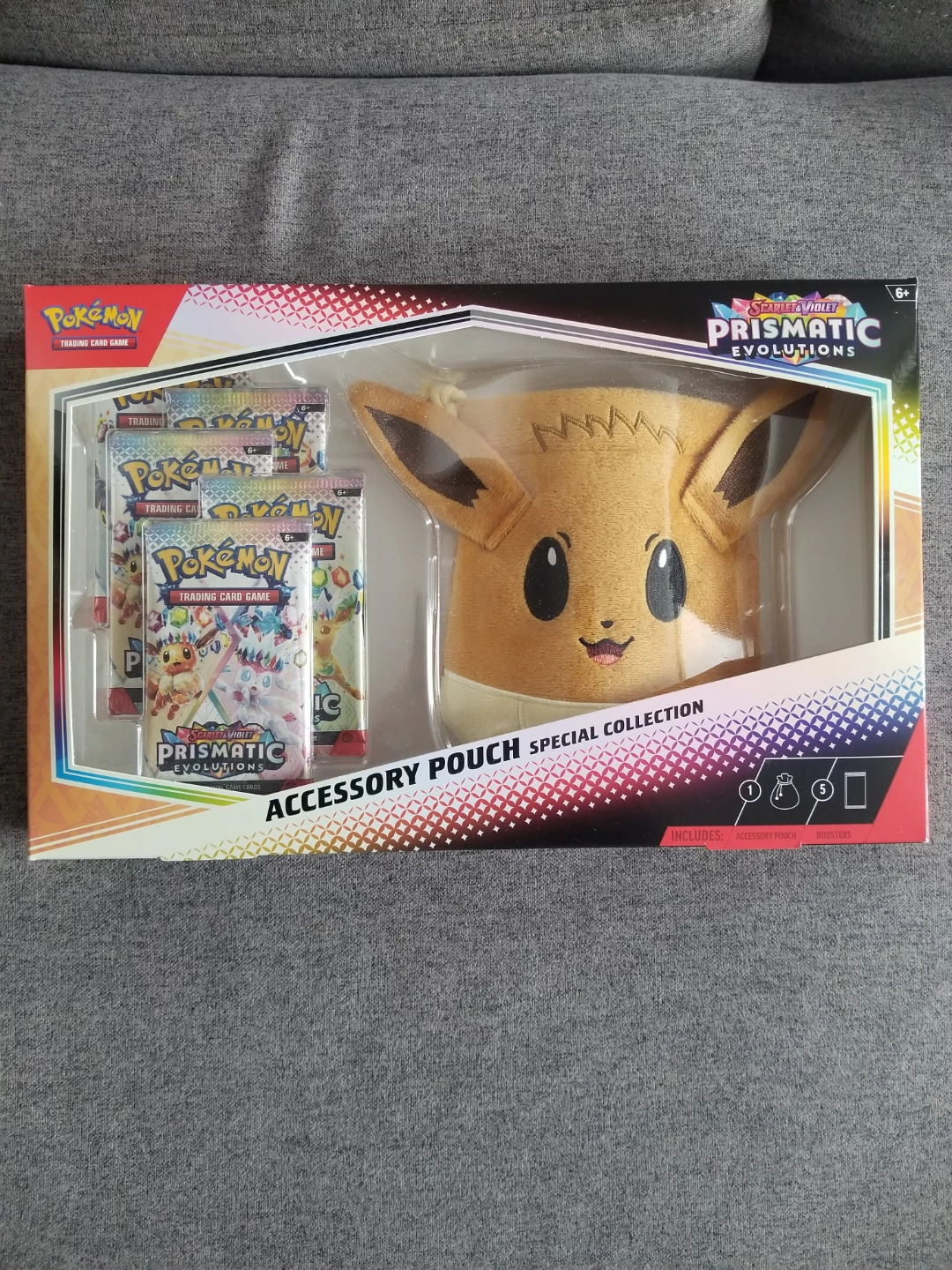 Pokémon TCG Scarlet & Violet Prismatic Evolutions Eevee Pouch