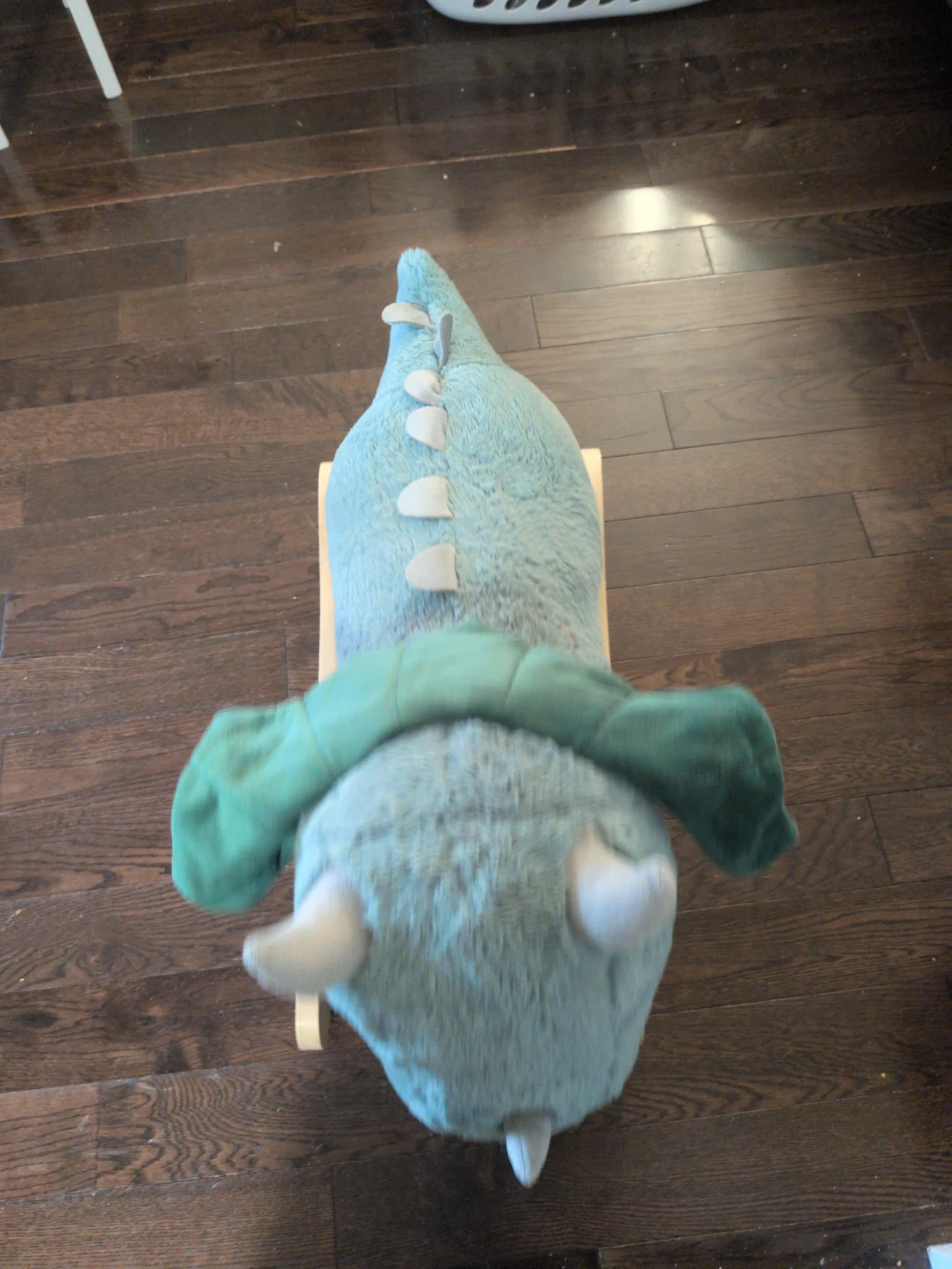 Blue Plush Rocking Dinosaur Toy - photo 3