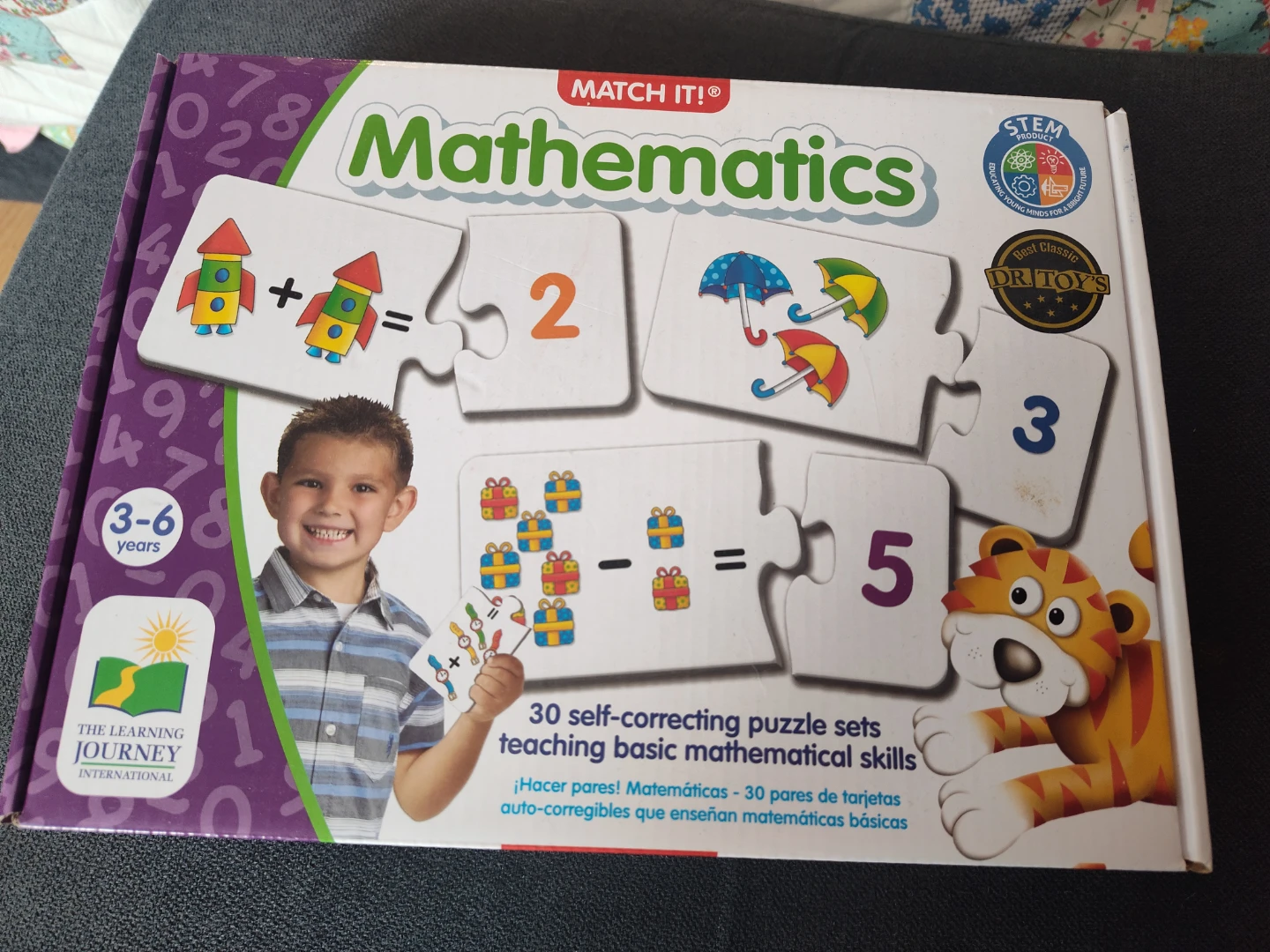 The Learning Journey Match It! Mathematics Puzzle Set