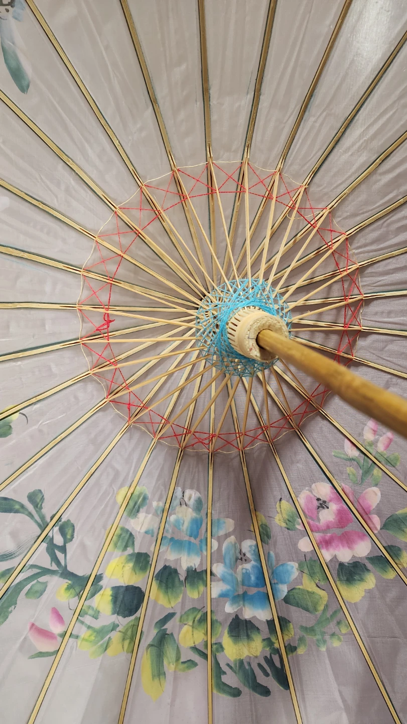 Vintage stile Pink Paper Parasol - photo 2