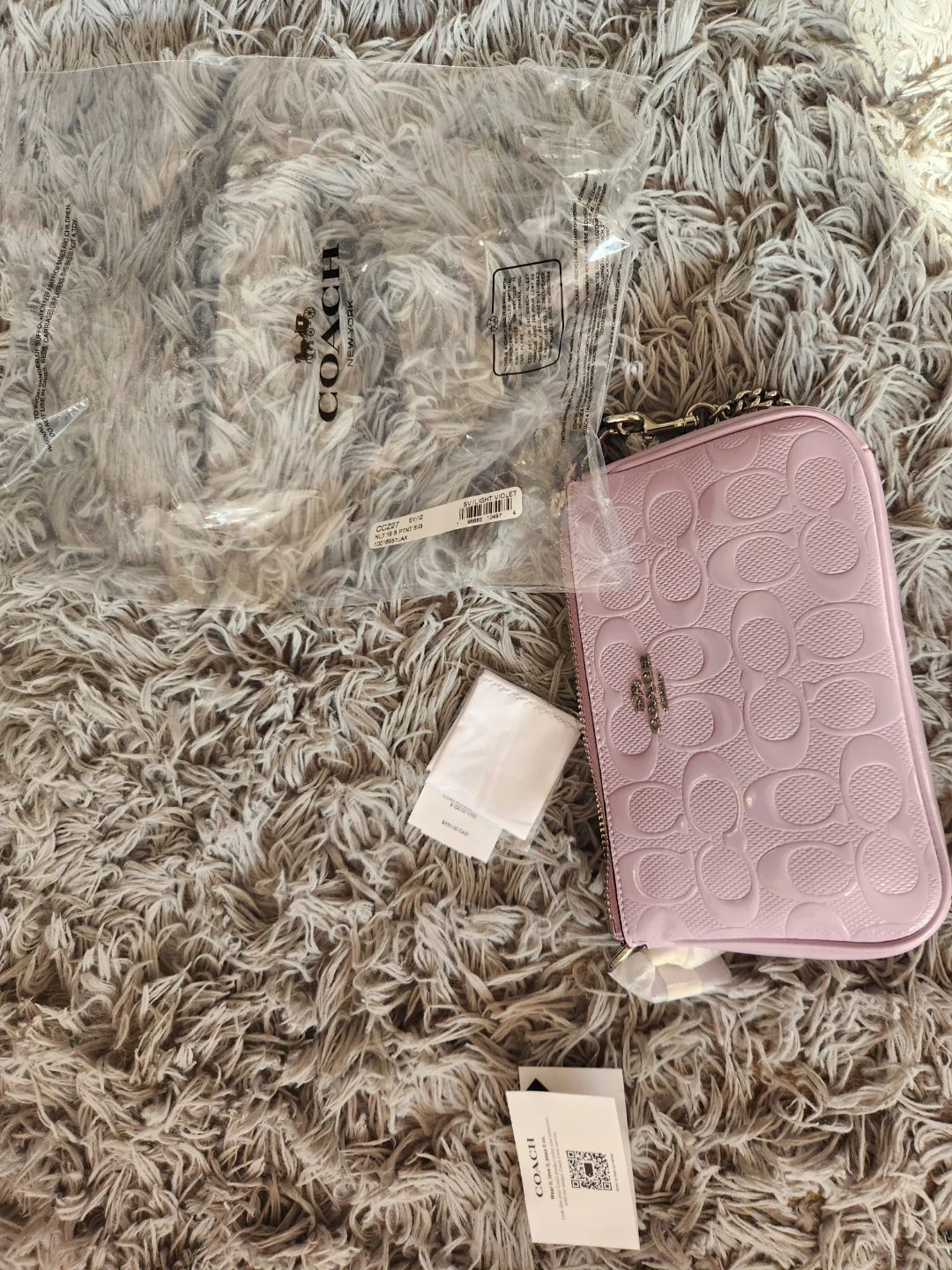 Coach Pink Monogram Chain Wallet/Crossbody - photo 2