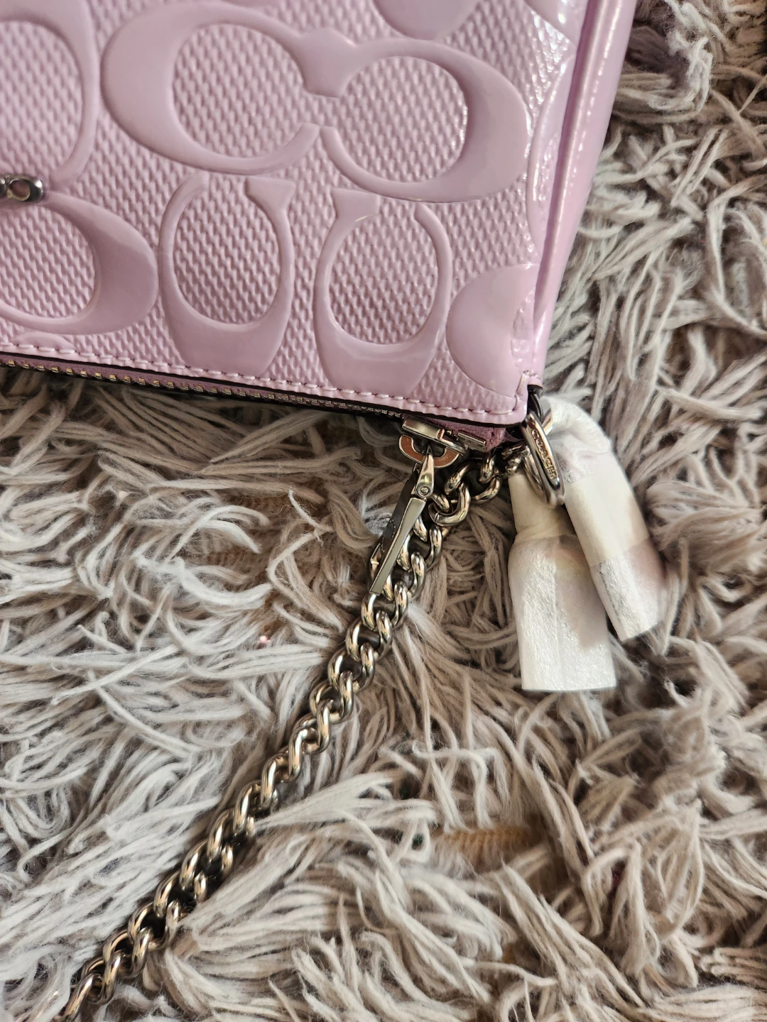 Coach Pink Monogram Chain Wallet/Crossbody - photo 4
