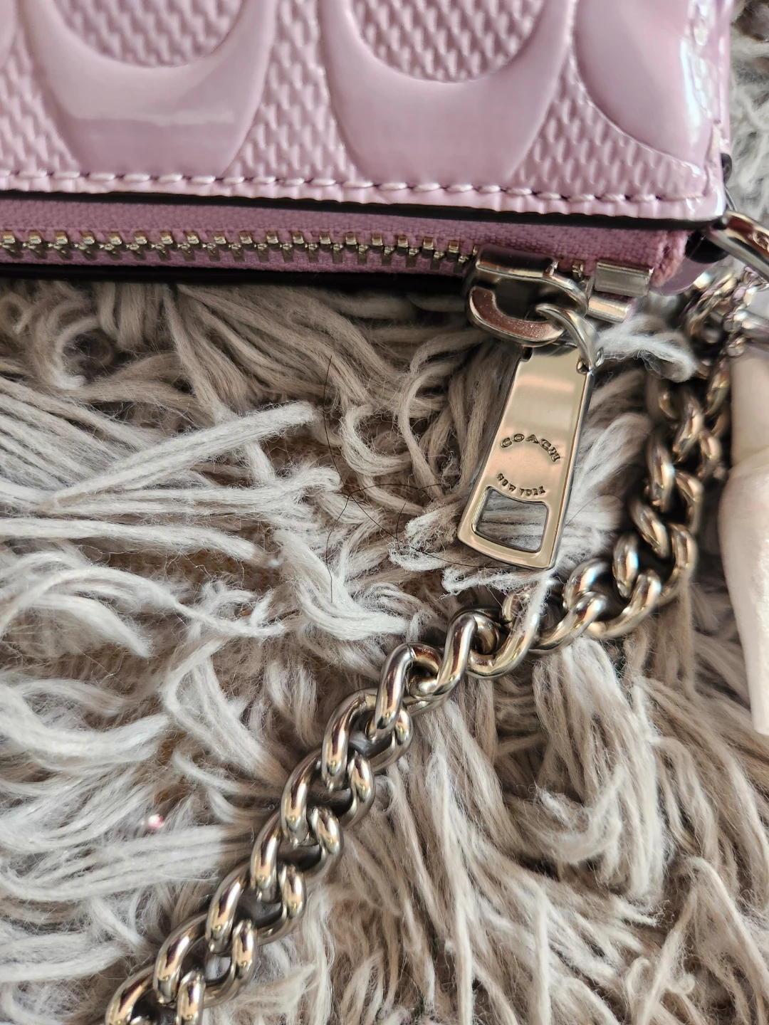 Coach Pink Monogram Chain Wallet/Crossbody - photo 5
