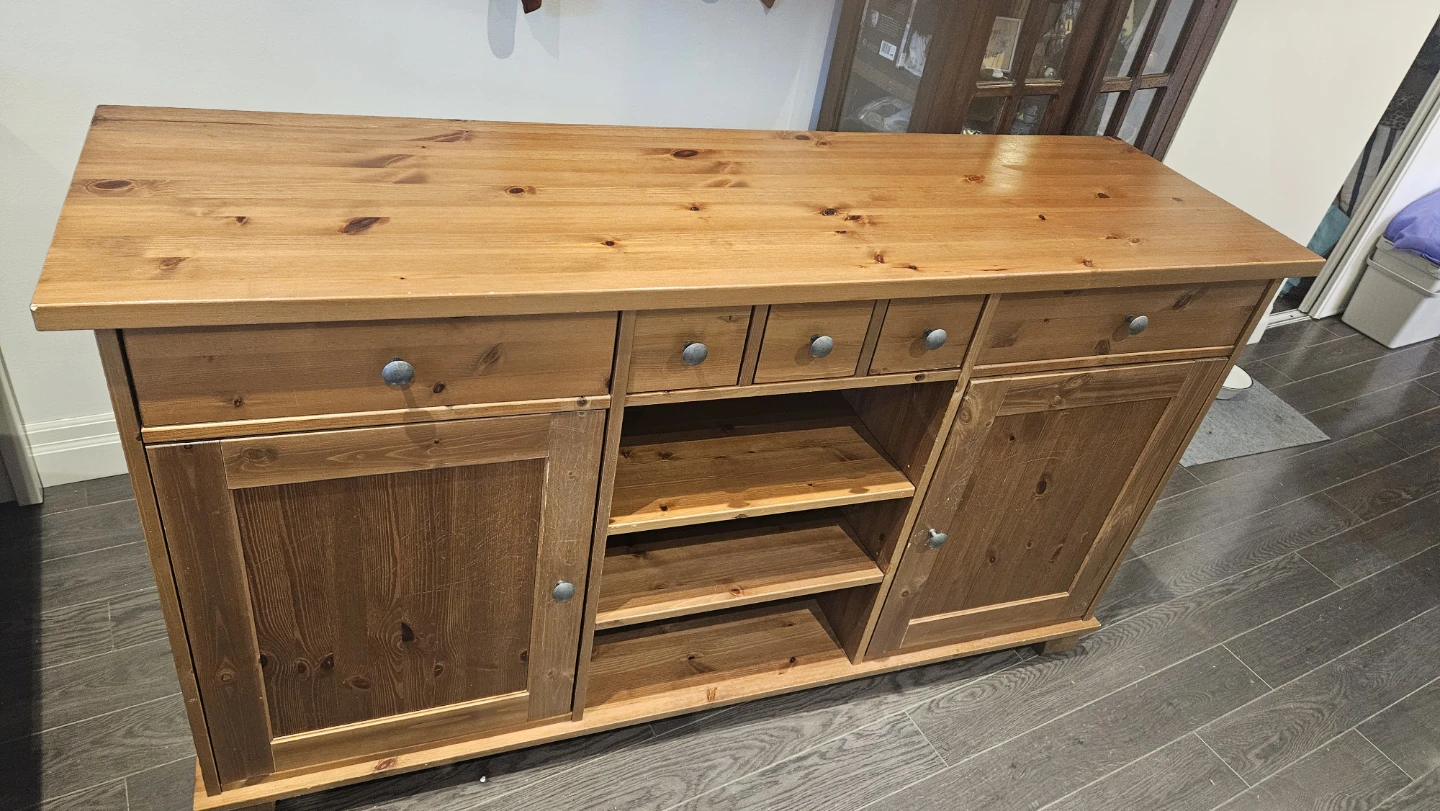 IKEA STORNÄS Wooden Sideboard Cabinet