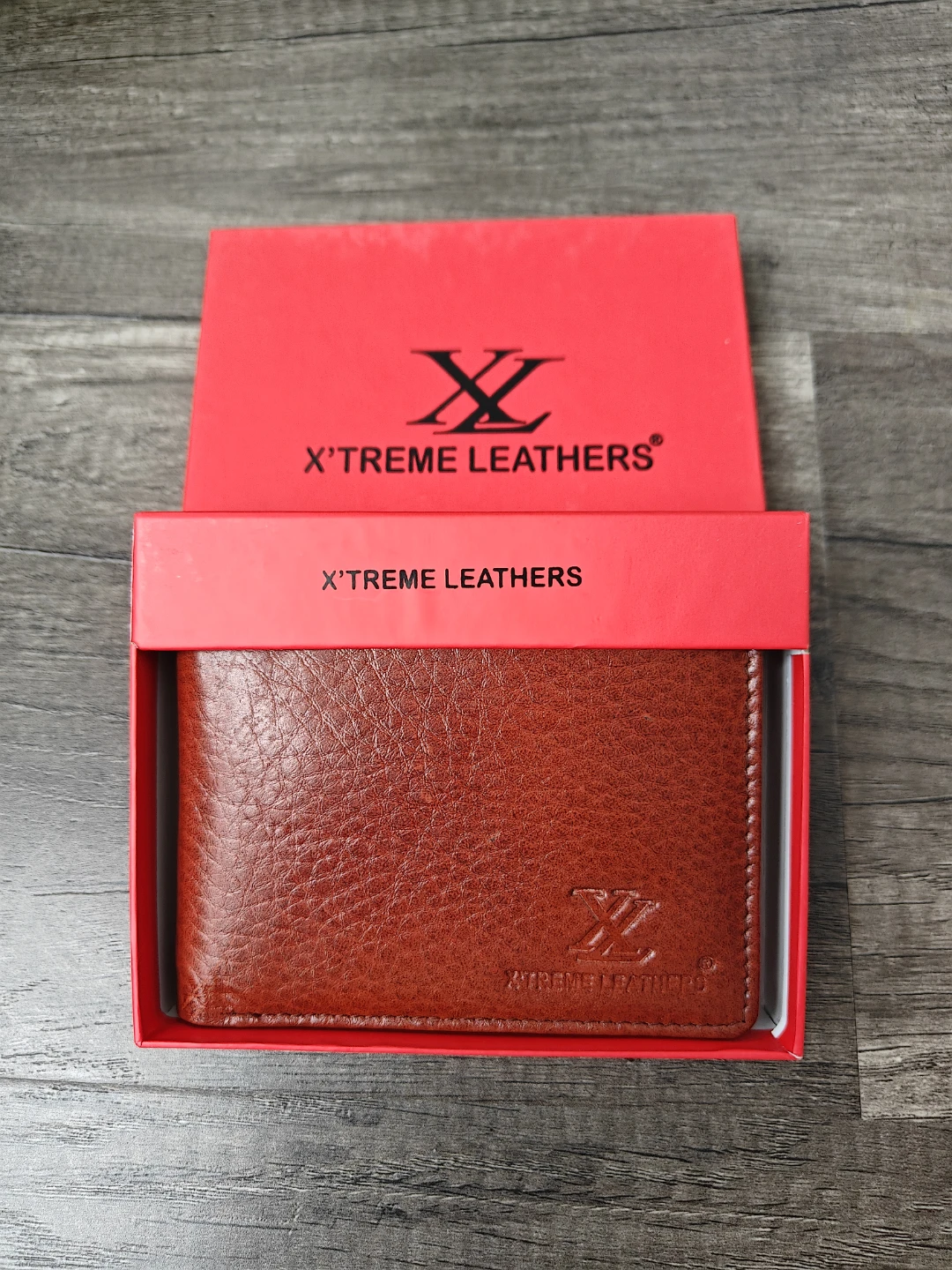 X'treme Leathers Brown Bifold Wallet
