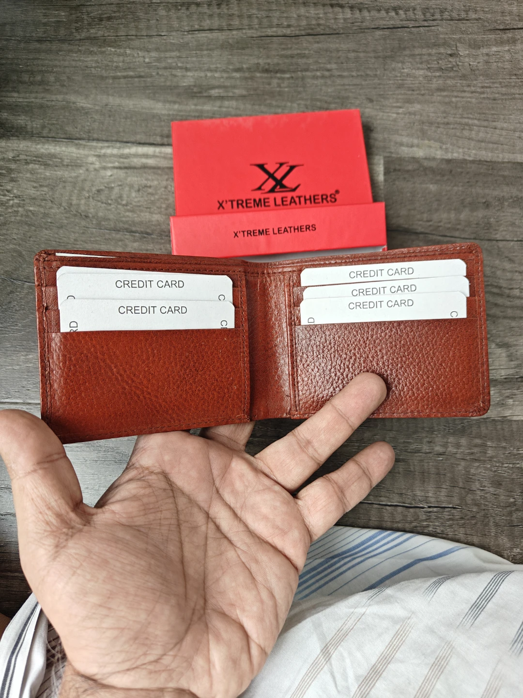 X'treme Leathers Brown Bifold Wallet - photo 2