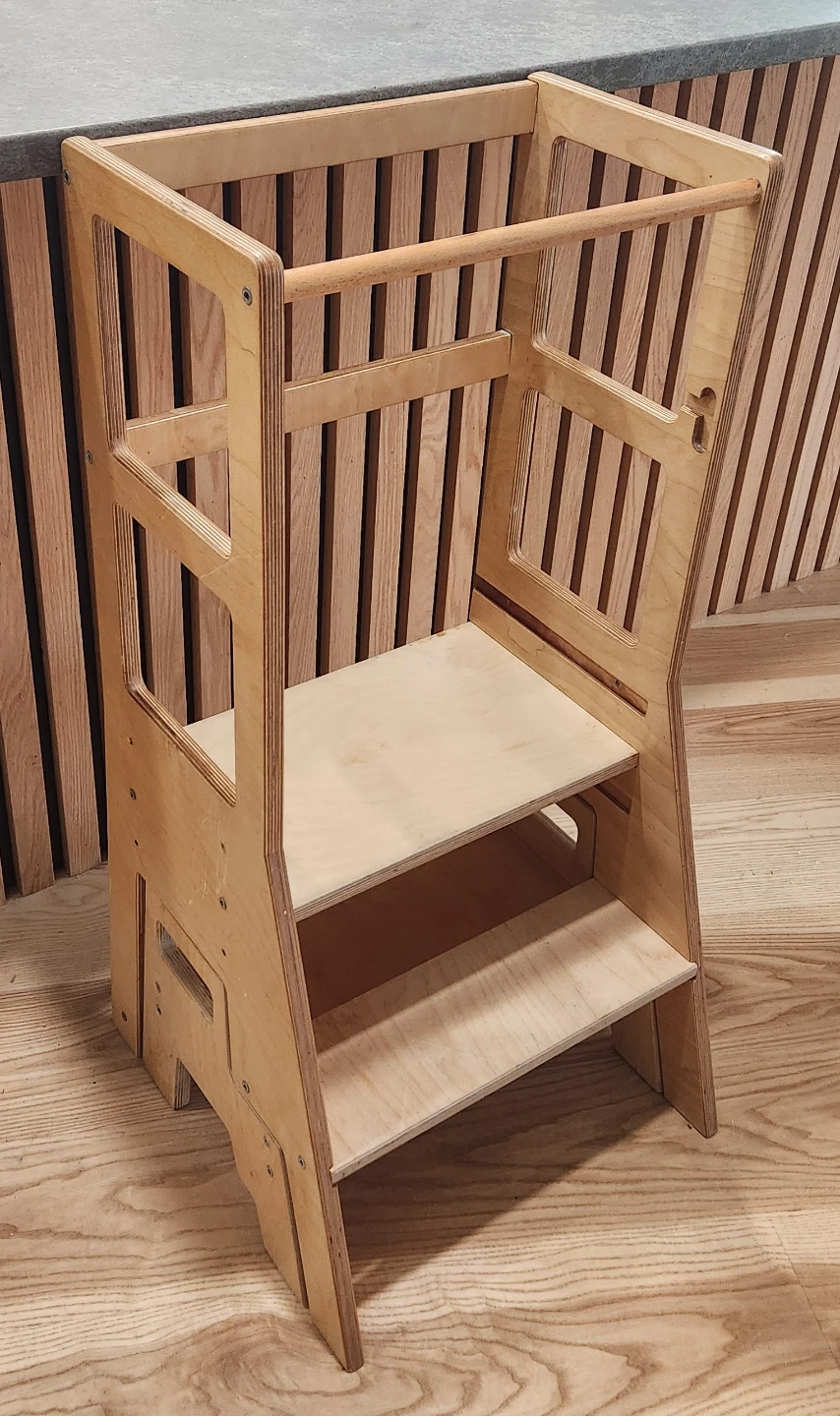 Wooden Kitchen Helper Step Stool - photo 3
