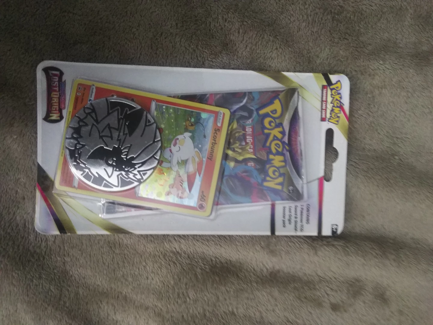 Pokemon TCG Lost Origin Booster Pack with Coin and Promo Card